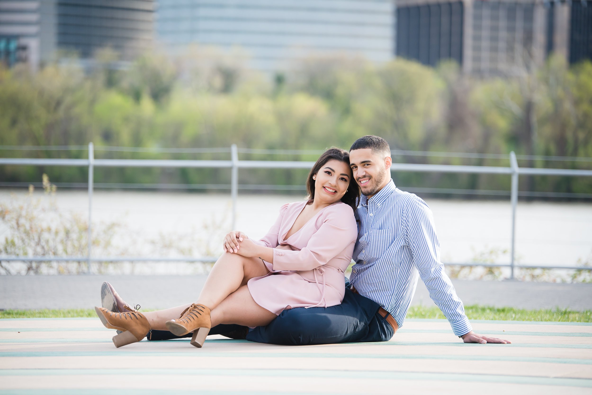 Engagement photos in Georgetown Washington DC 