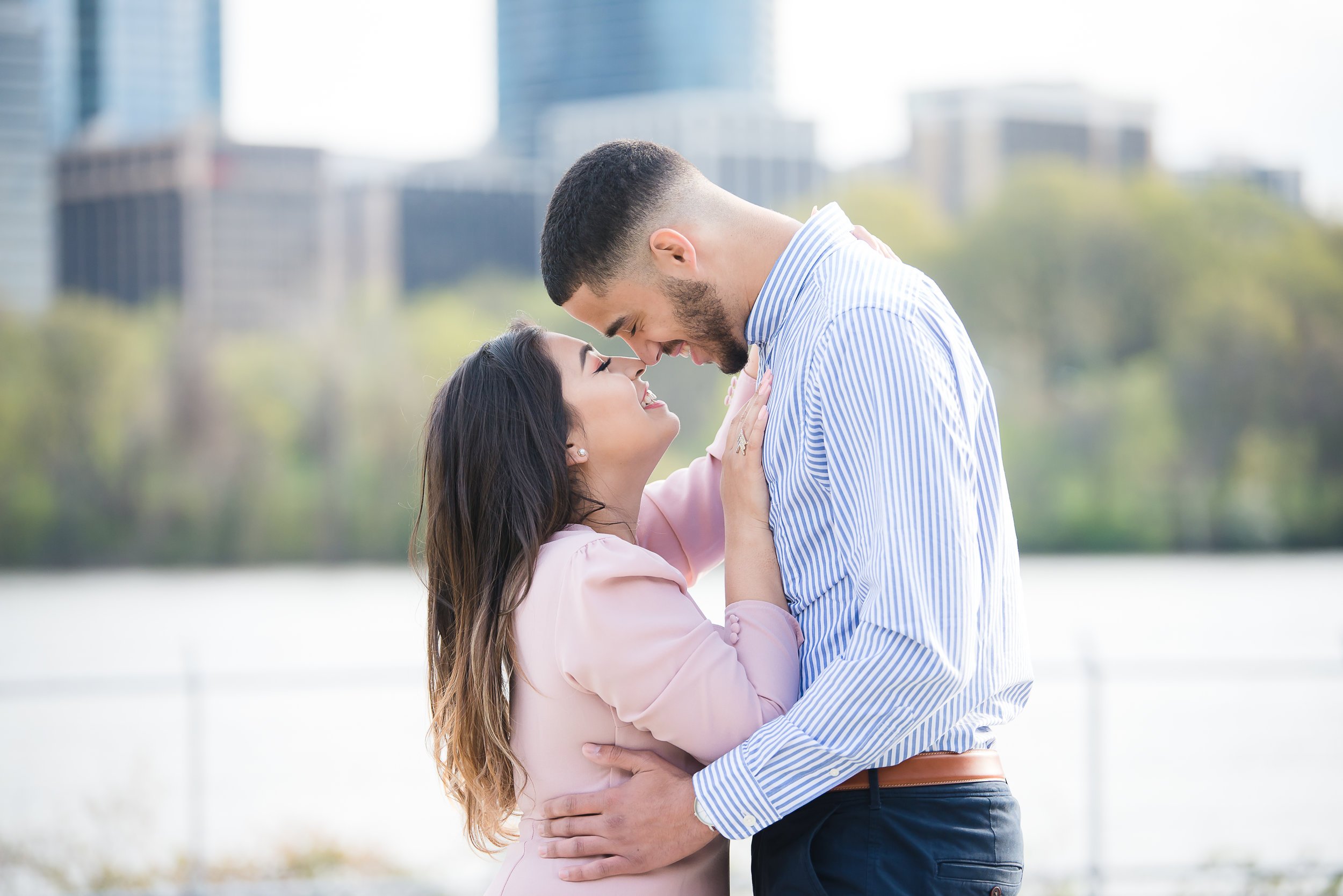 Engagement photos in Georgetown Washington DC 