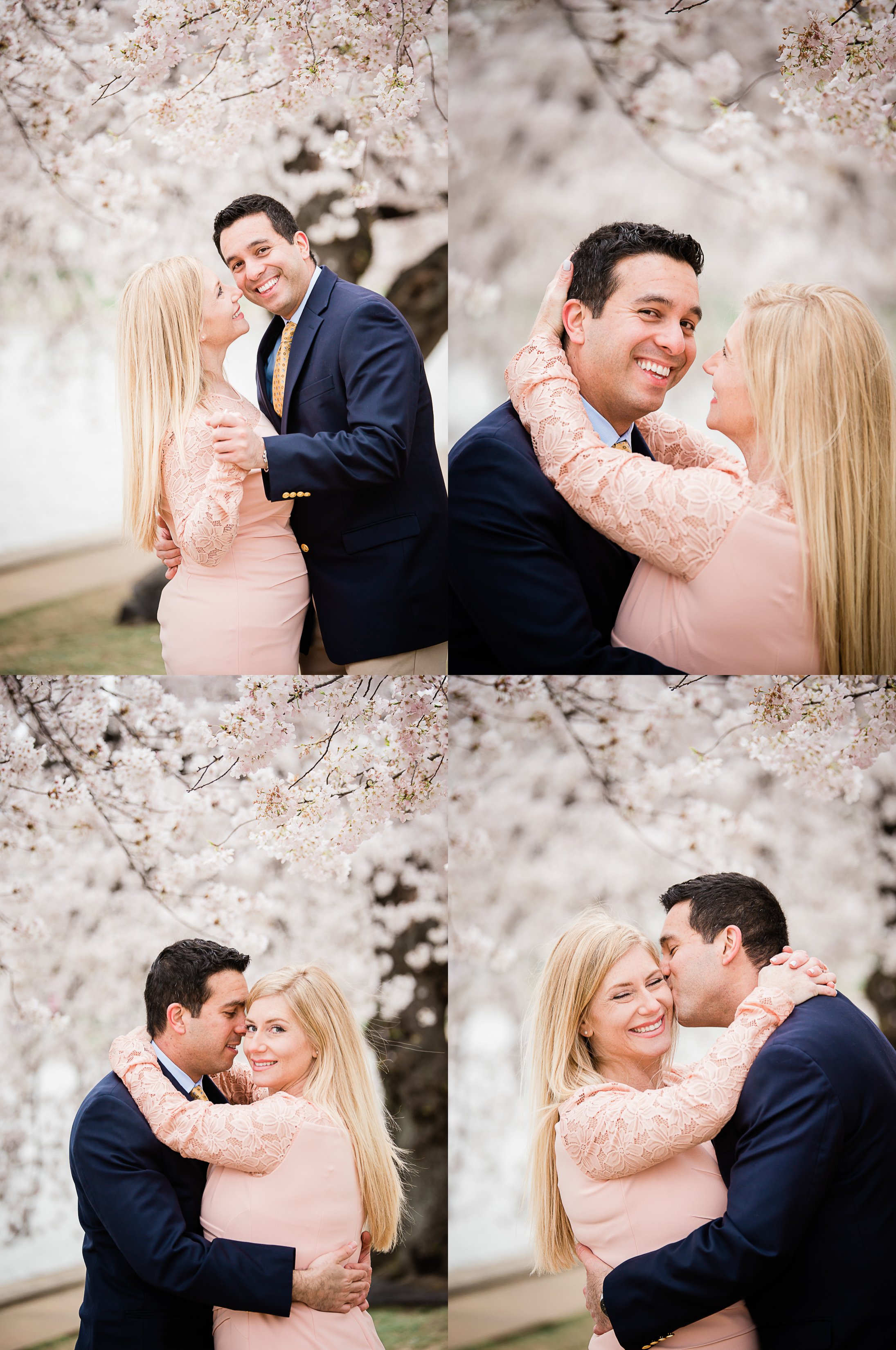 Cherry Blossom Engagement Session in Washinton DC