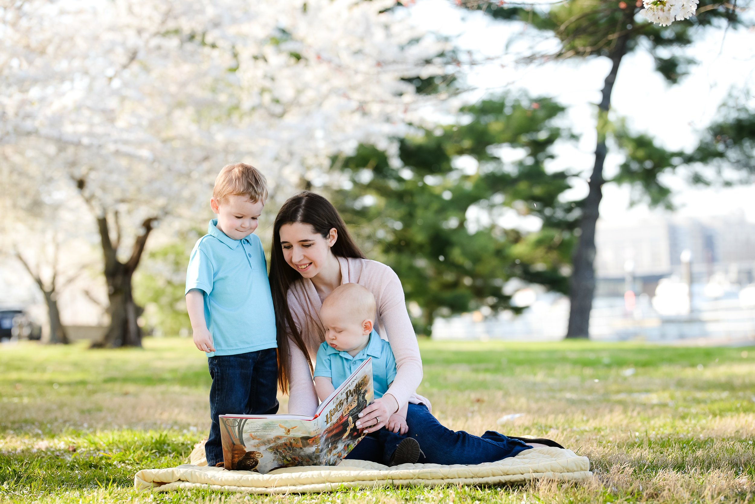Cherry Blossom mommy &amp; me session in Washington DC 