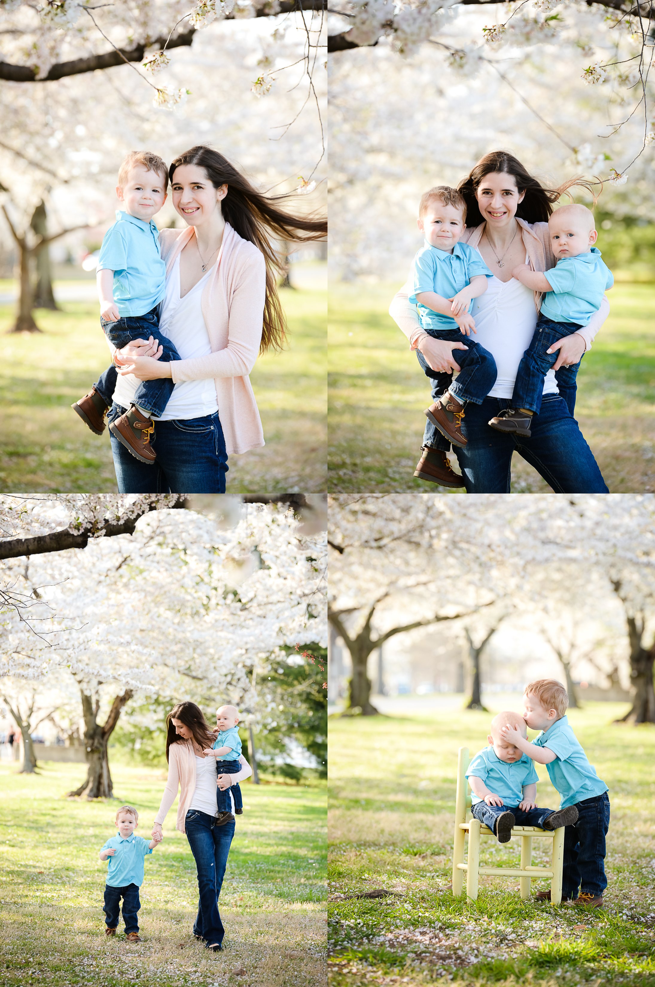 Cherry Blossom mommy &amp; me session in Washington DC 