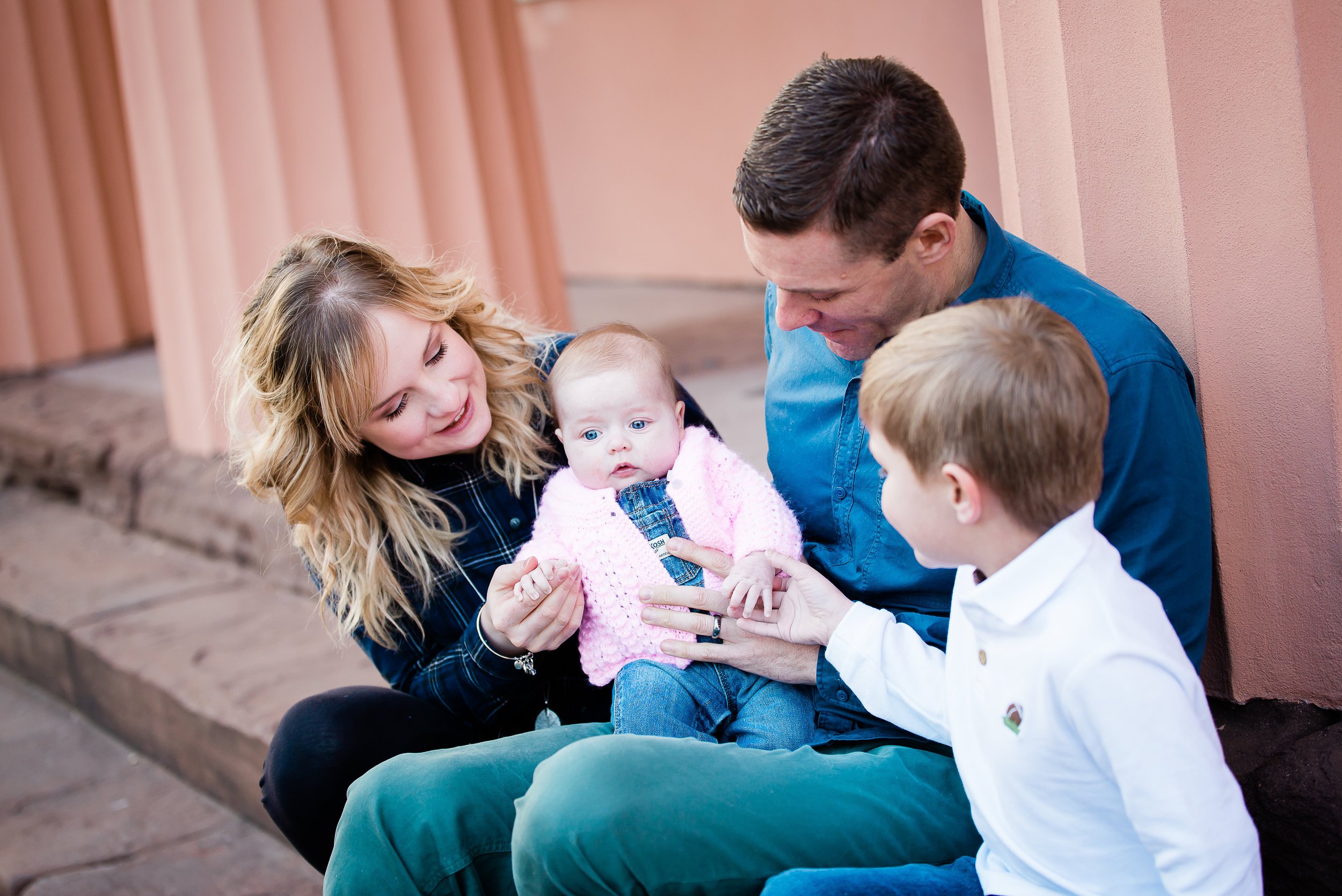 Family Photo Session in Old Town Alexandria VA