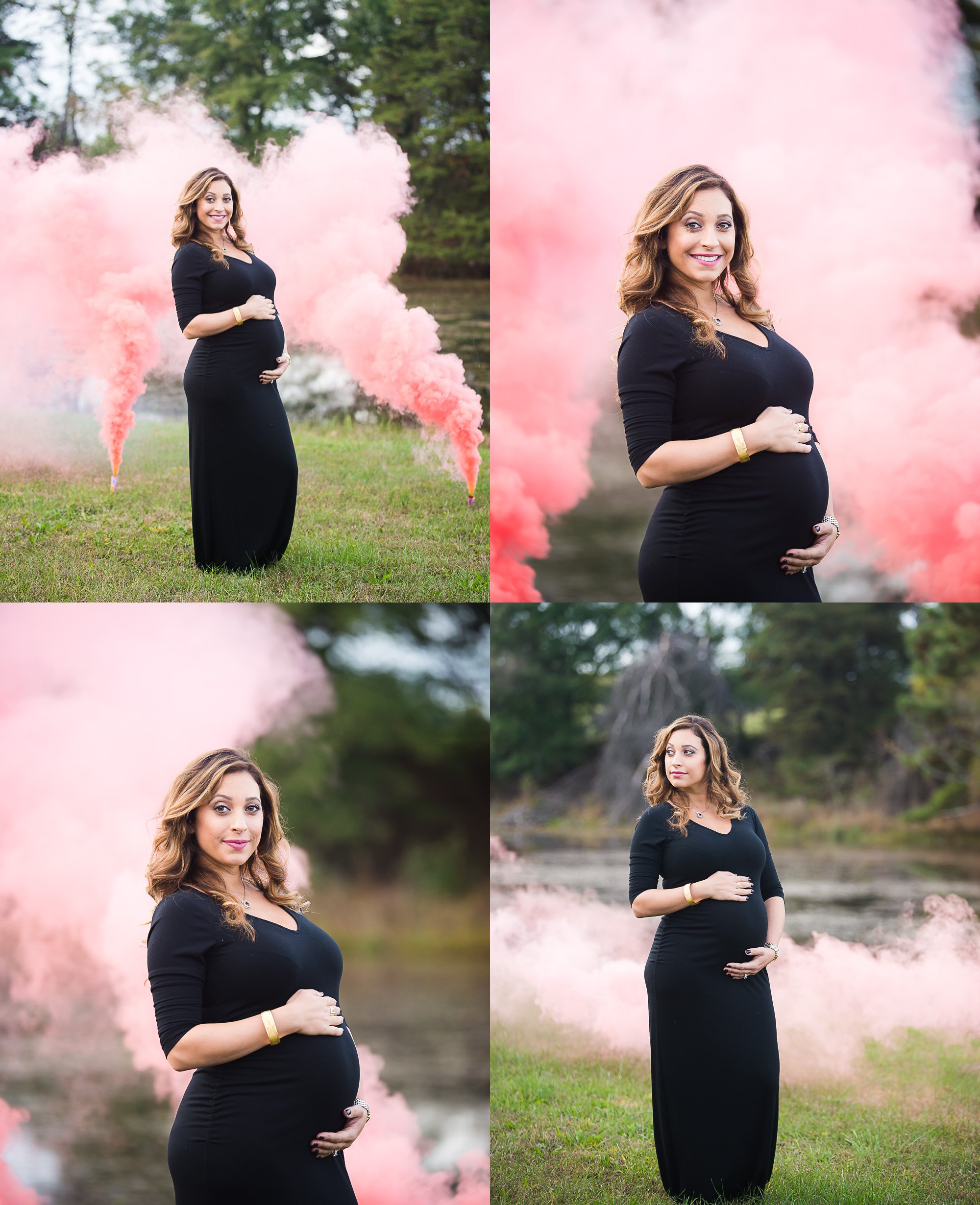 Smoke Bomb Maternity Photo Shoot Maryland Washington DC Virginia
