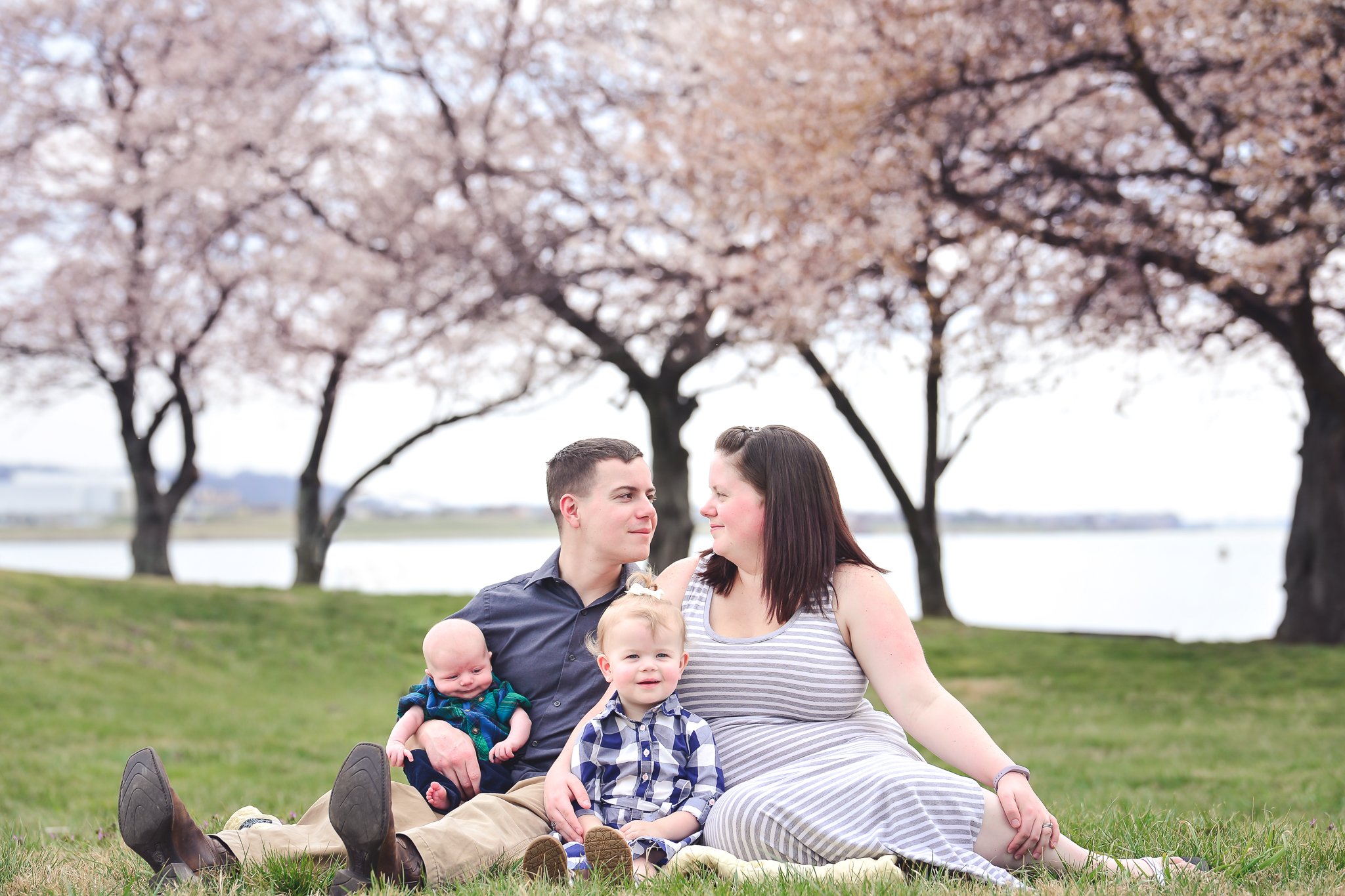 Cherry Blossom Family Photos D.C. by D'Corzo Photography