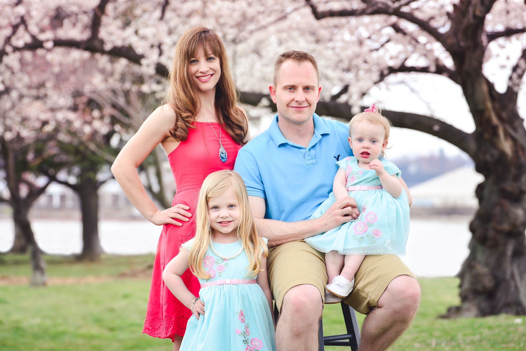 Cherry Blossom Family Photos D.C. by D'Corzo Photography