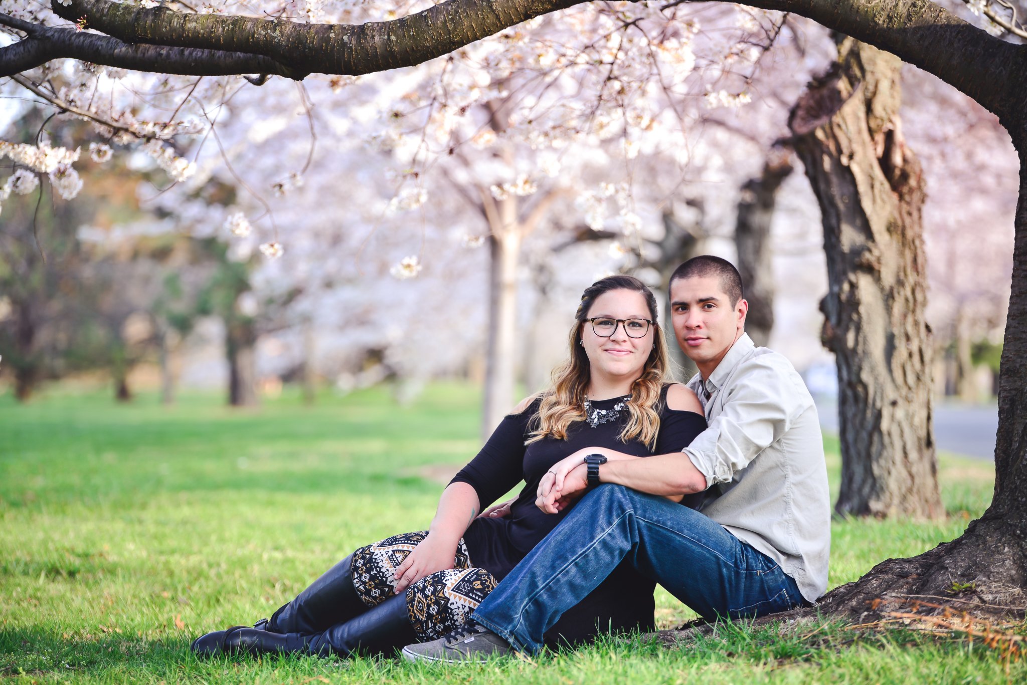 K&R Cherry Blossom photo session in Washington DC 