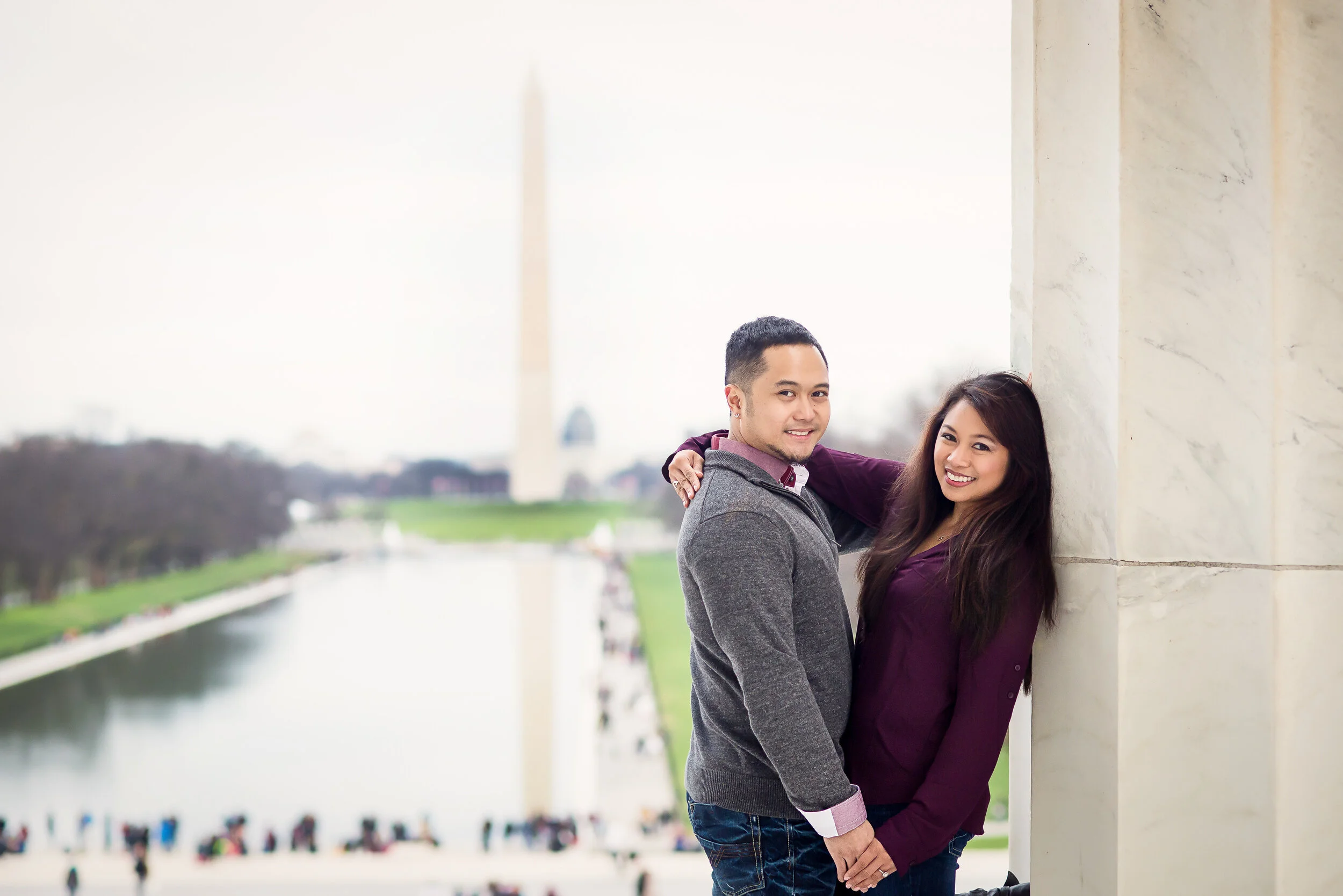 Washington D.C. Engagement Session in December