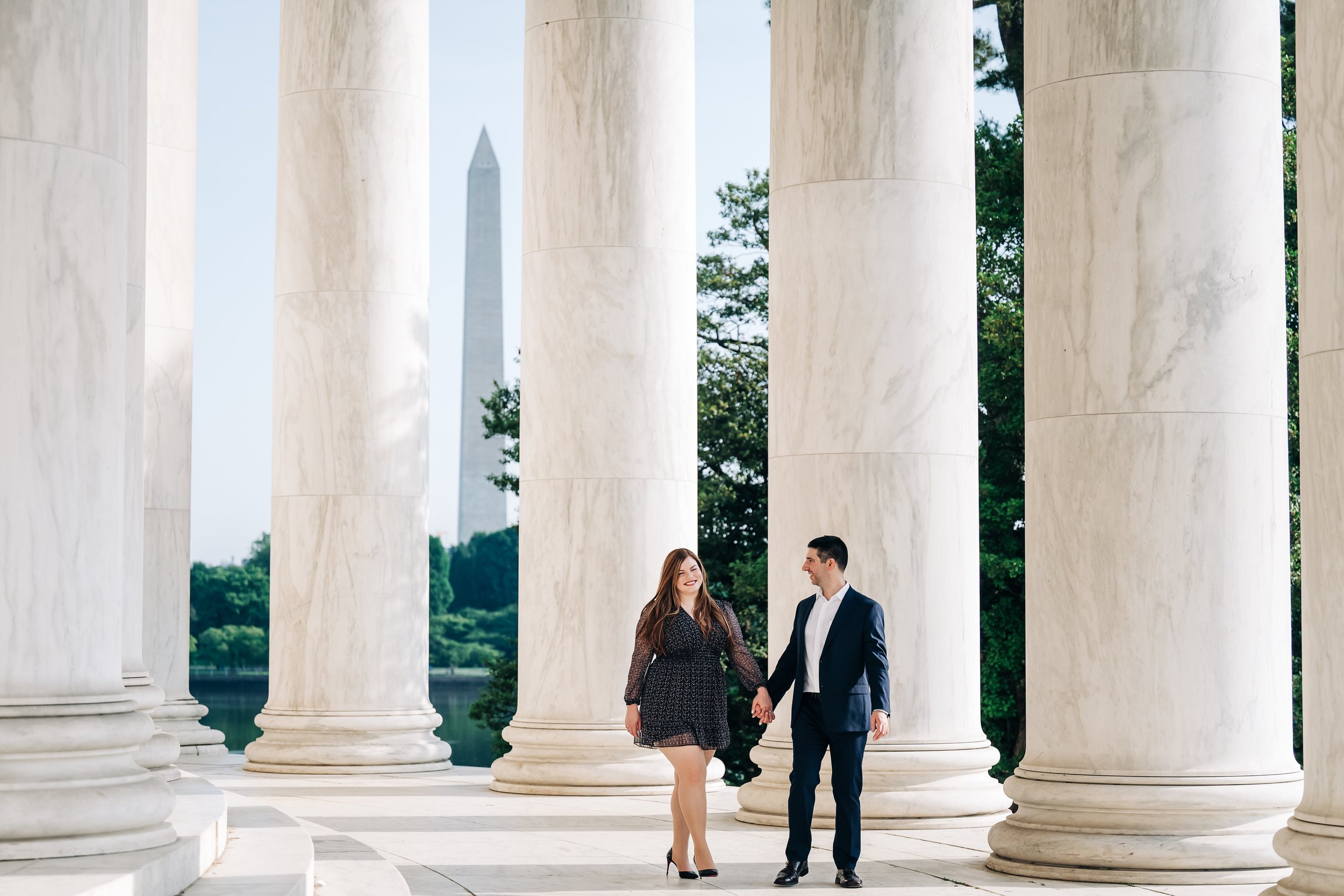  Jefferson memorial engagement photographer 