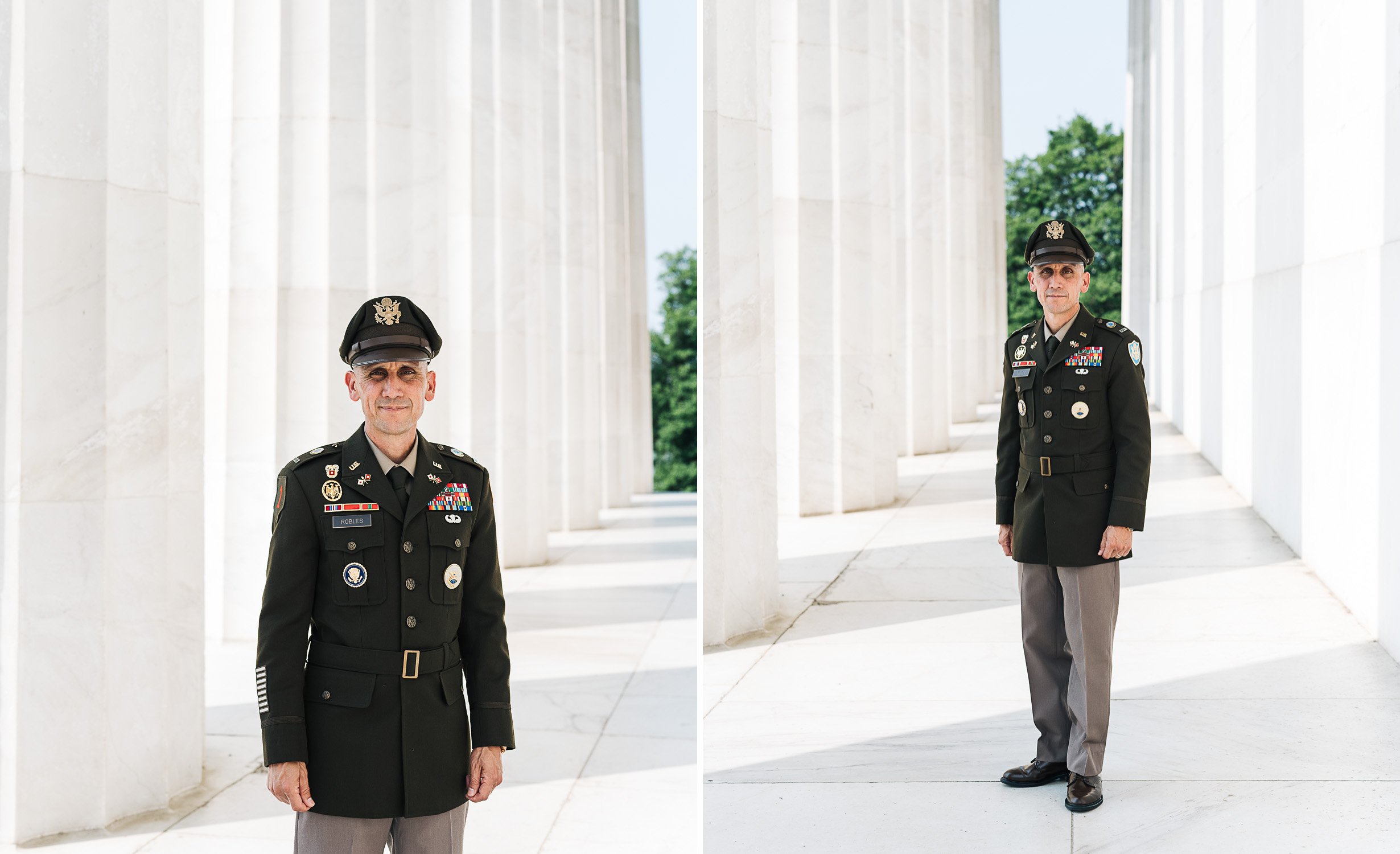  military portrait in Washington DC 