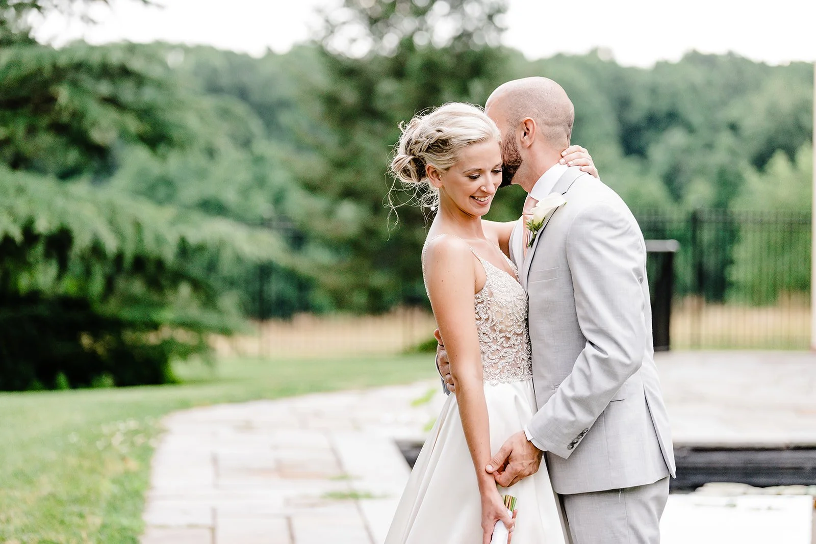 Romantic Summer Wedding at Belmont Manor in Eldridge Maryland