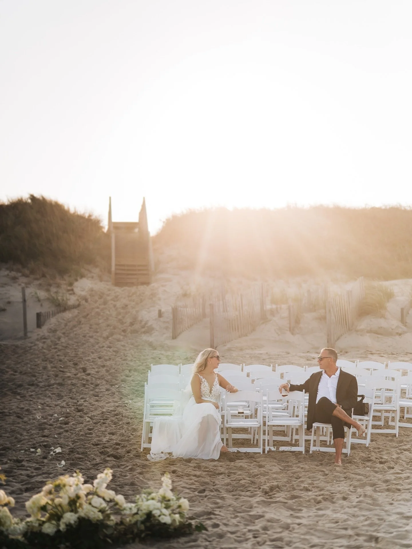My favorite reason to go to the beach 🖤

📍 OBX North Carolina 
Photography - @dcorzo_photography
Planning @tohaveandtoholdobx
Video @reelloveweddings
DJ @adventures_of_djing
Decor &amp; Florals @idoobxweddingsandevents
Hair &amp; MUA @loviessalon @