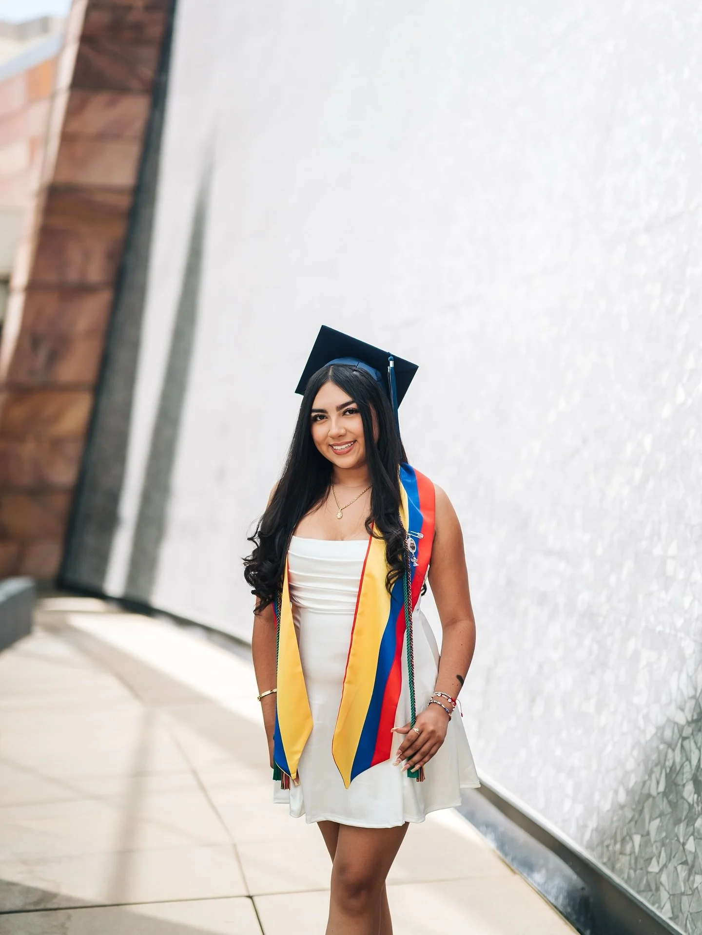 Guys, did I tell you that my oldest baby girl graduated high school this year? She&rsquo;s like a whole adult now and I miss when she just cared about hello kitty and glitter 😭 She wore her flag - como una buena Colombiana and a pin to represent her