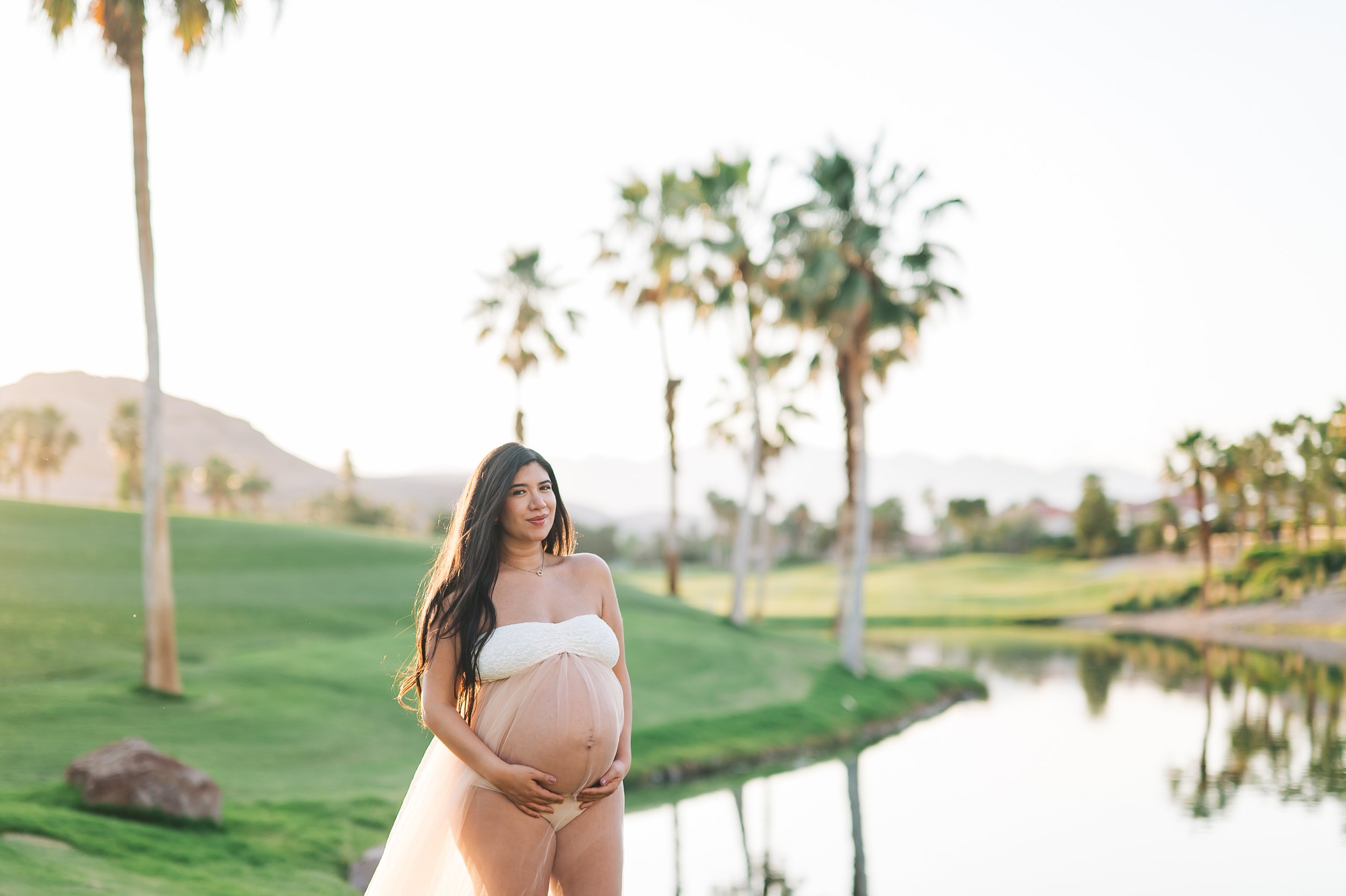 Elegant Outdoor Maternity Session | NOVA Portrait Photographer
