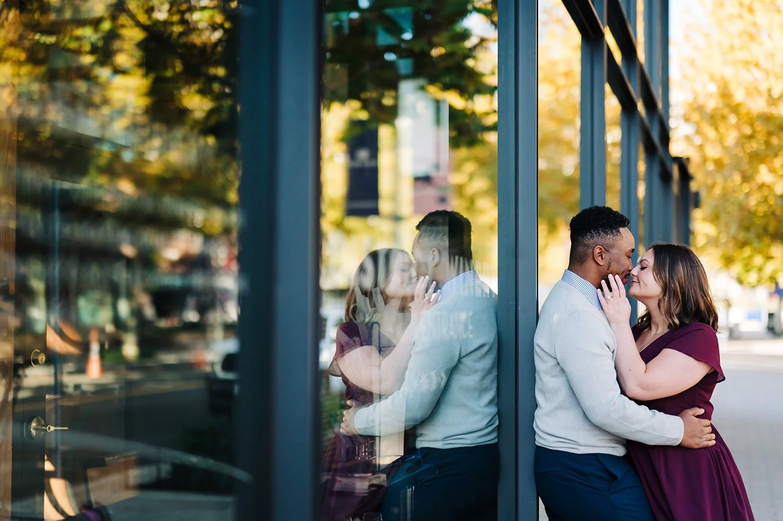 Modern Navy Yard Engagement Session at Nationals Park | Washington DC Wedding Photographer
