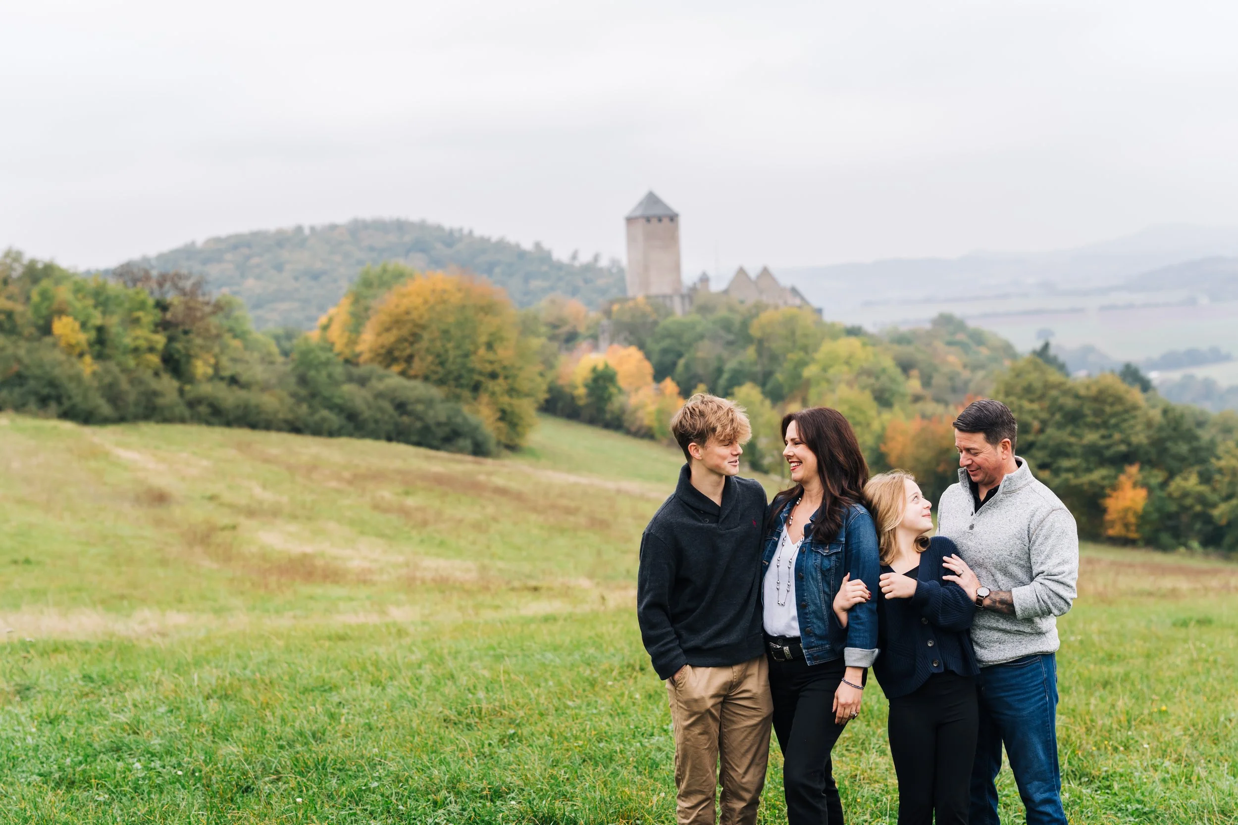 Family portraits near Ramstein Air Base Germany
