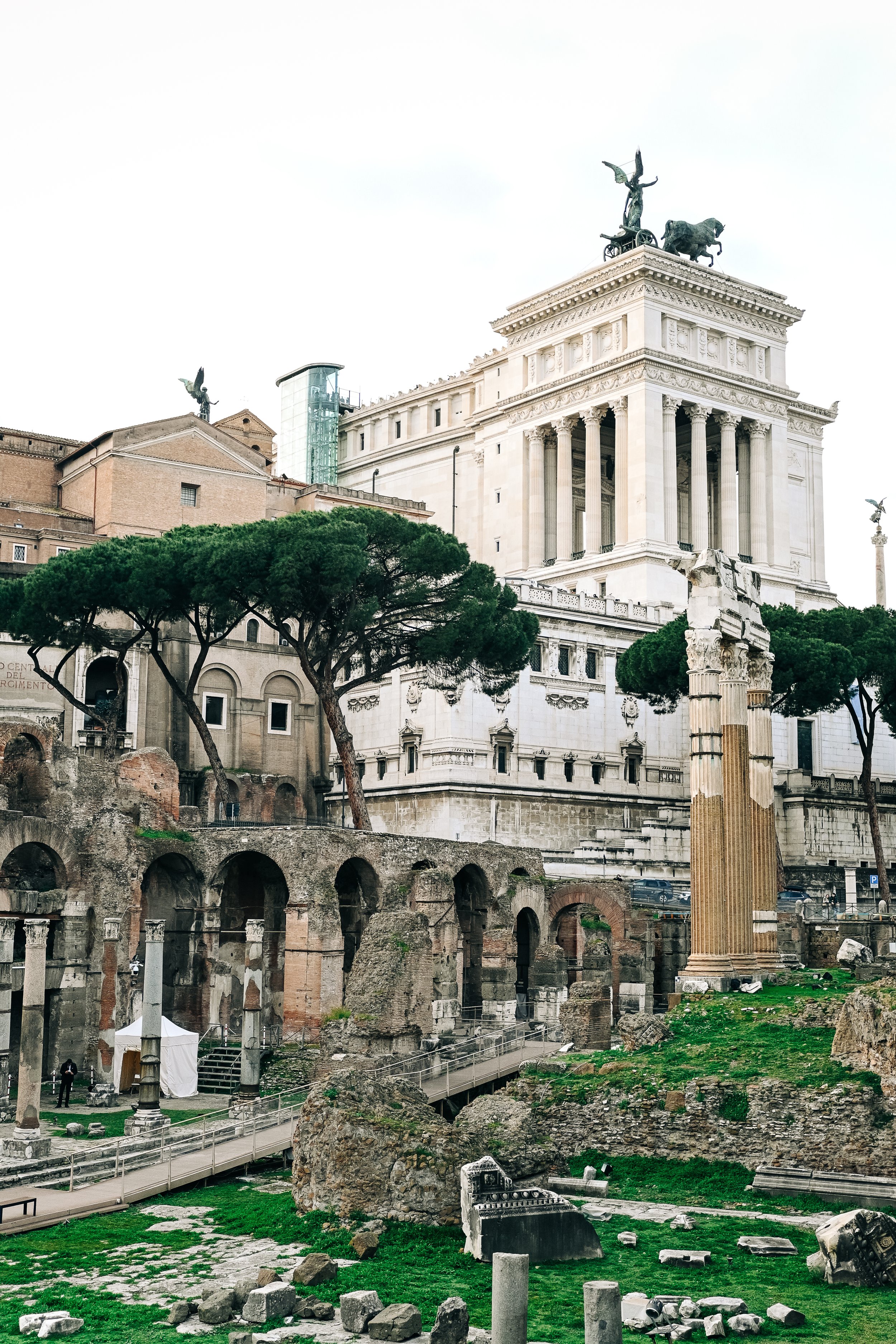 Historic architecture in Rome Italy travel photo