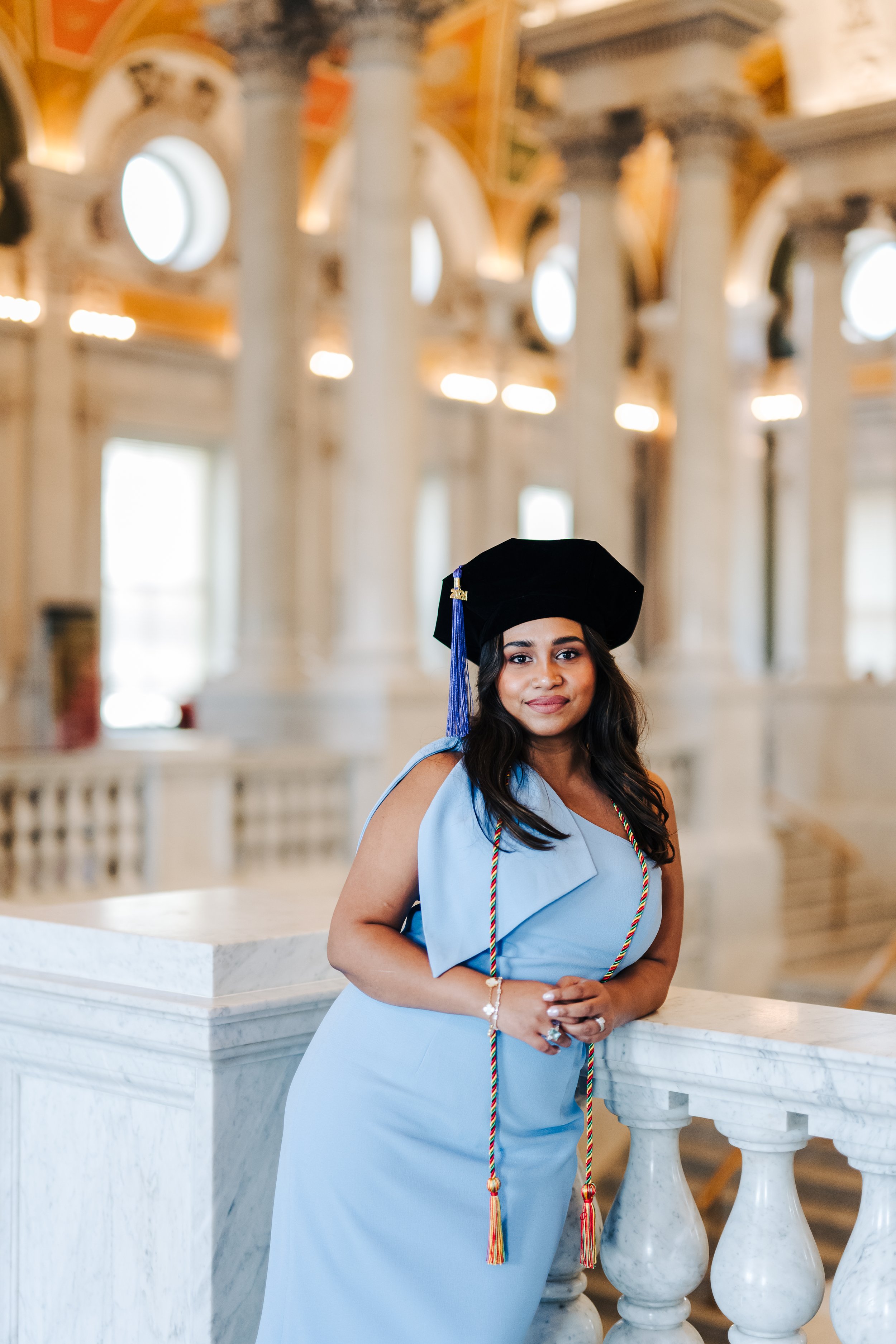 Graduation photos at the U.S. Capitol building