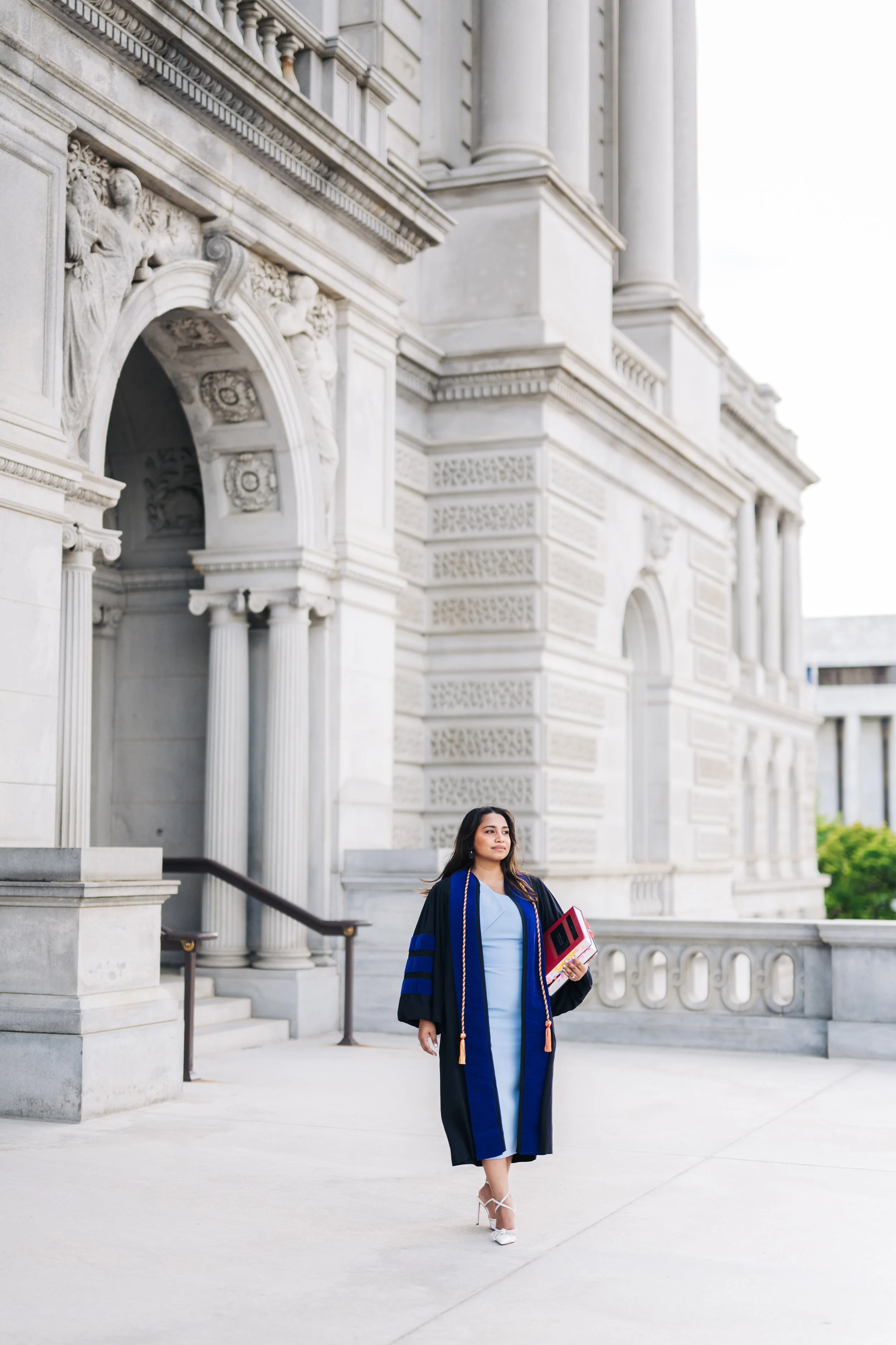 Graduation photos at the Library of Congress