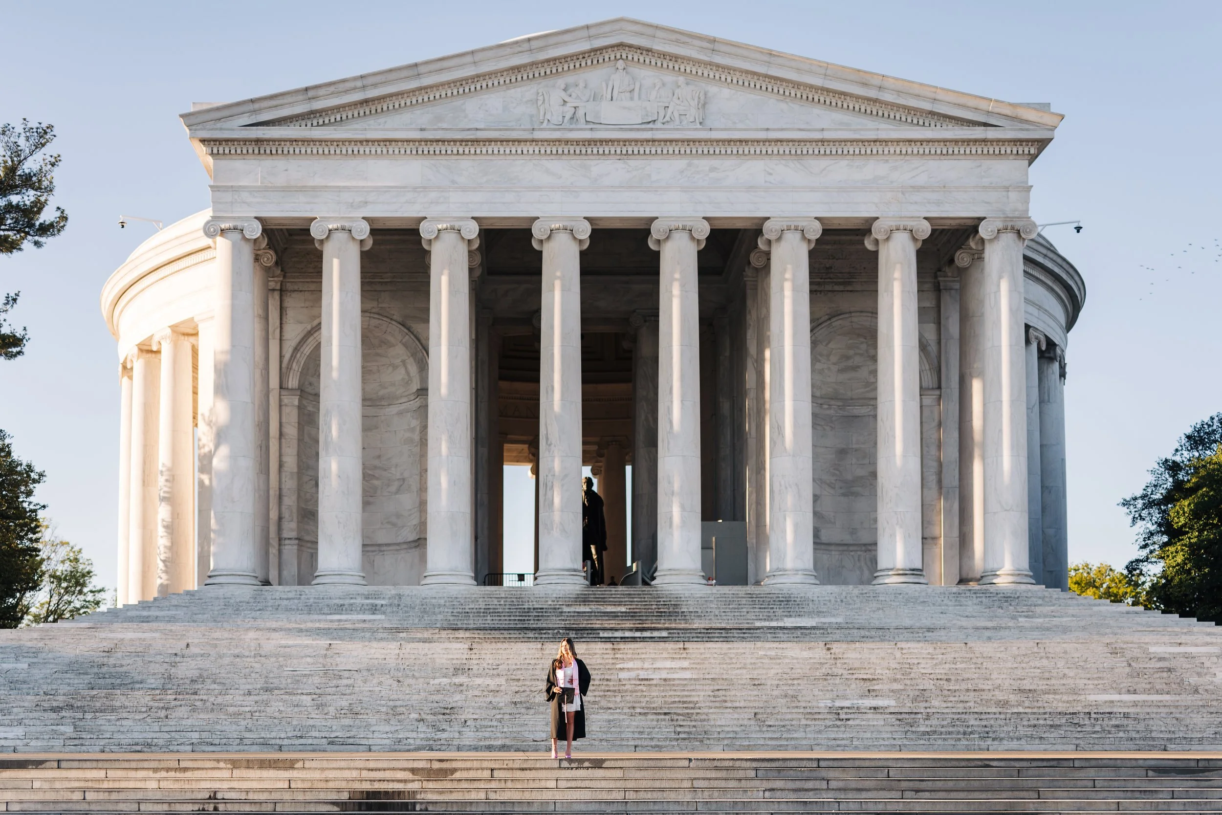 Jefferson Memorial graduation photos