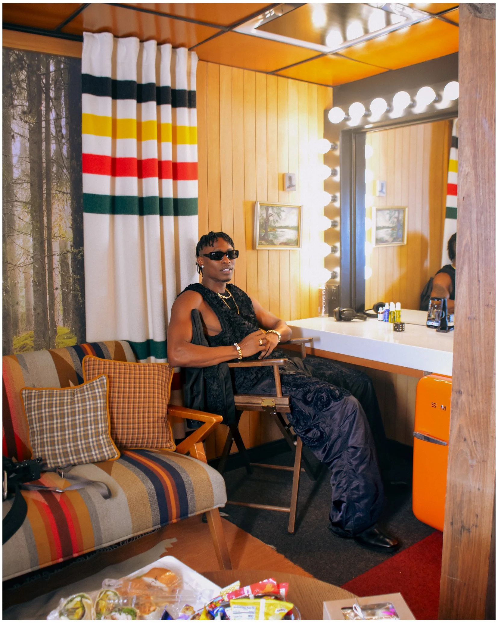 Lucky Daye, Backstage Jimmy Fallon Tonight Show