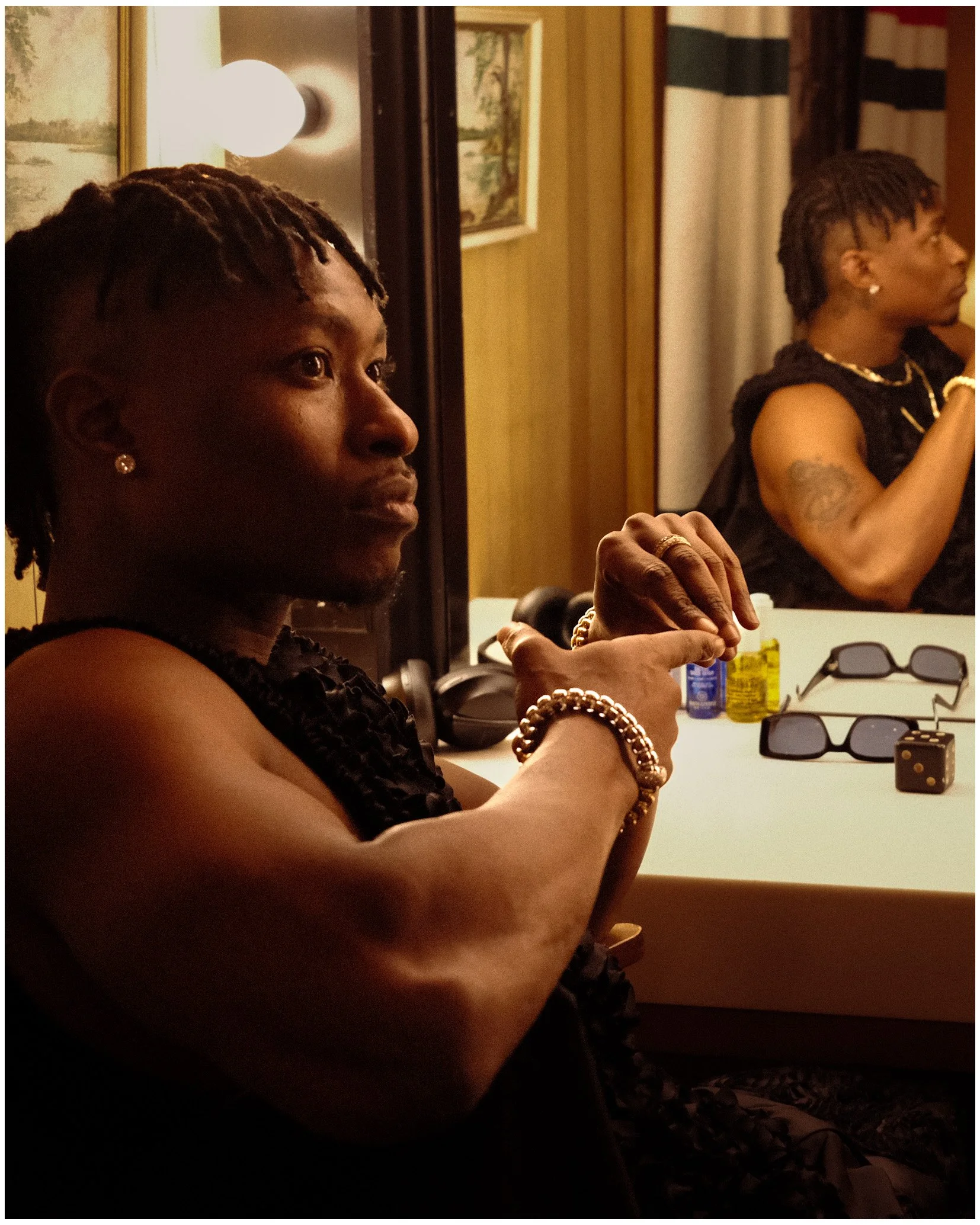 Lucky Daye, Backstage Jimmy Fallon Tonight Show