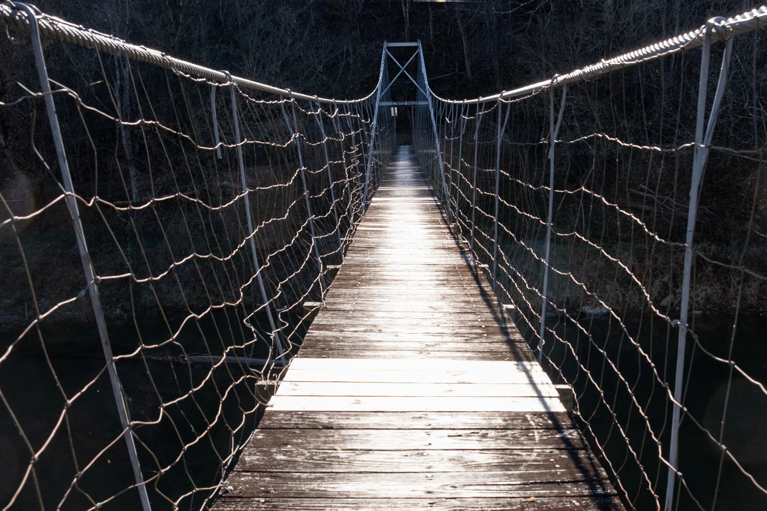 Clinchport swinging bridge