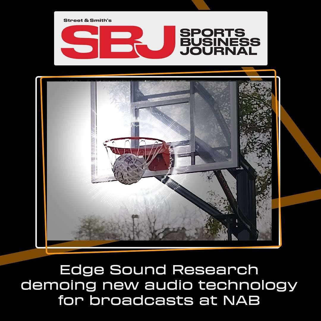 Thank you Sports Business Journal for highlighting our Real-Time Virtual Sound Engine technology, which we debuted at National Association of Broadcasters.

Thank you to everyone who visited our booth at @nabshow! Excited to bring more amazing update