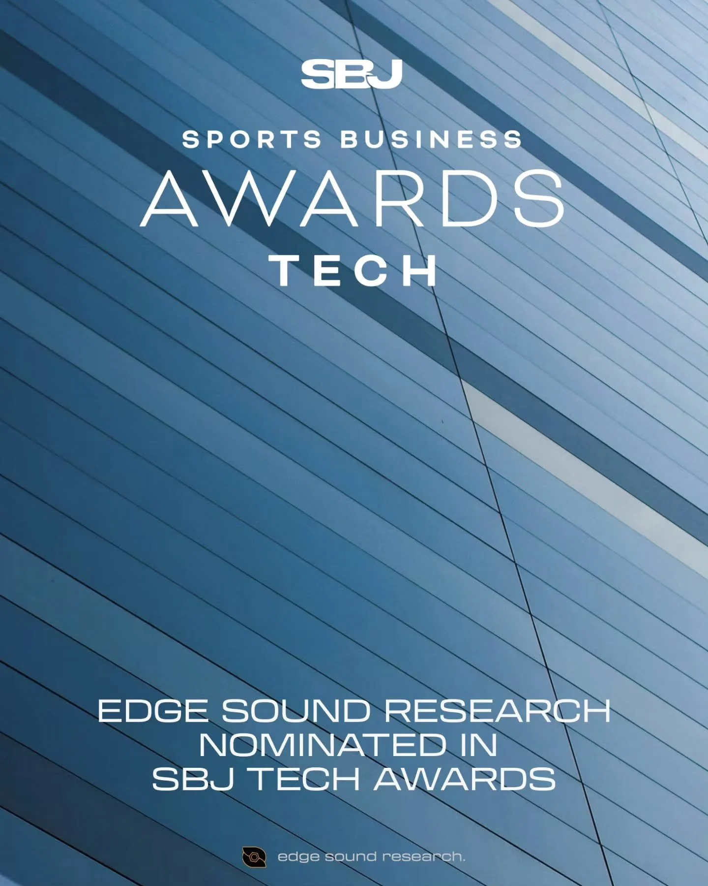 EDGE Sound Research has been nominated in the Sports Business Journal Tech Awards for Best in Immersive Technology, alongside ASB GlassFloor, MLB App in XR, NBC Sports: Sandbox Segment on NBA Showtime, and PixMob: Moving Video Transmitter.

Sports Bu