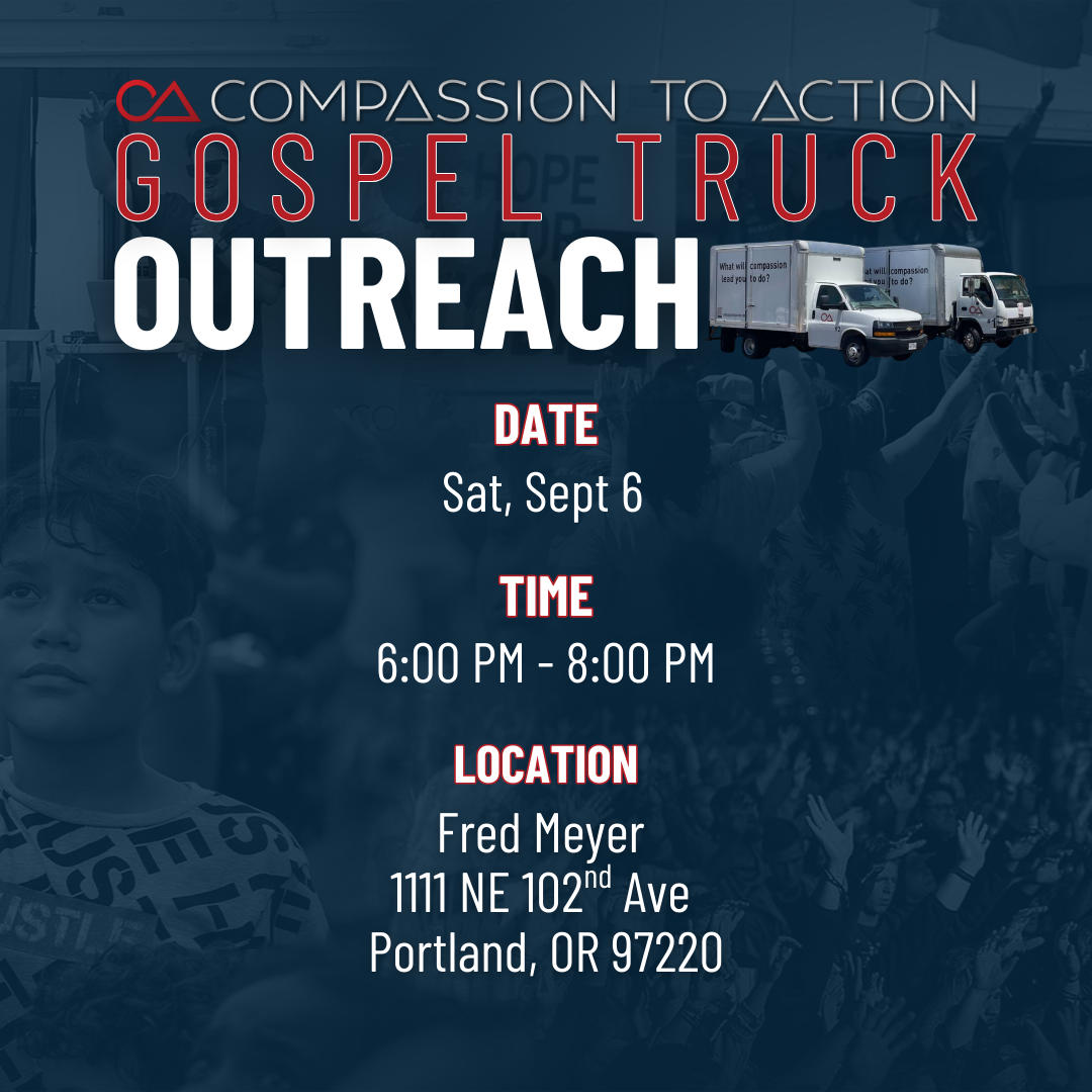 Gospel Truck Outreach at Portland Fred Meyer