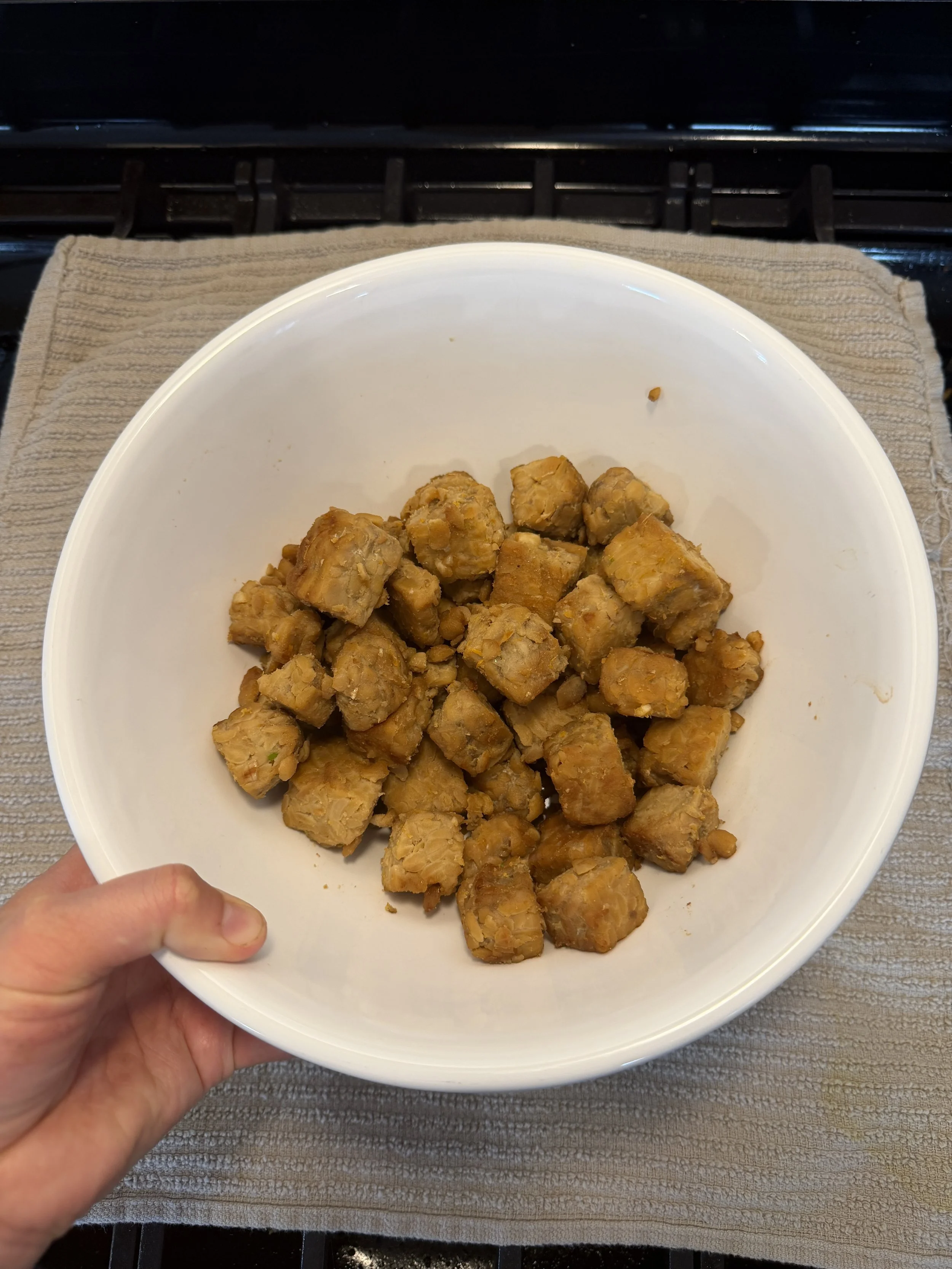 Miso-Maple Orange Tempeh