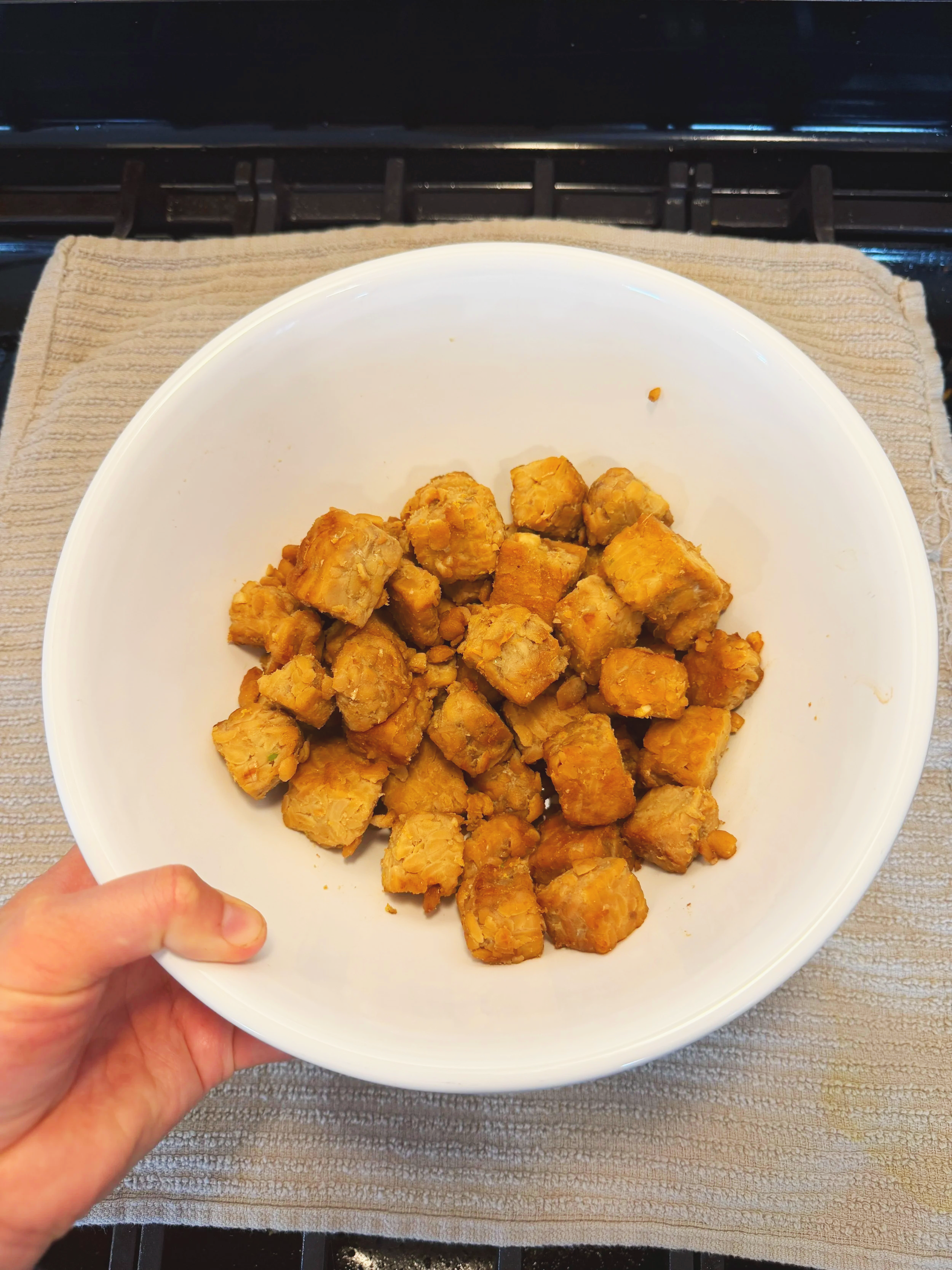 Miso-Maple Orange Tempeh