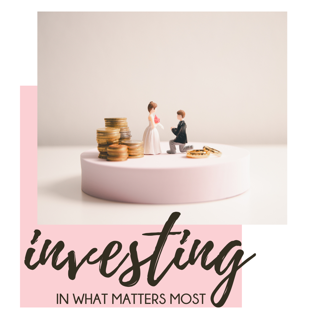 Investing in what matters most on your wedding day