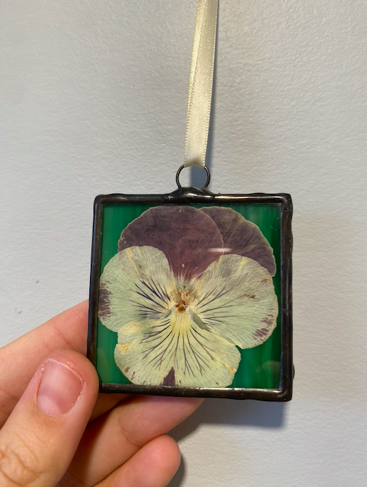 Pressed Flower Squares