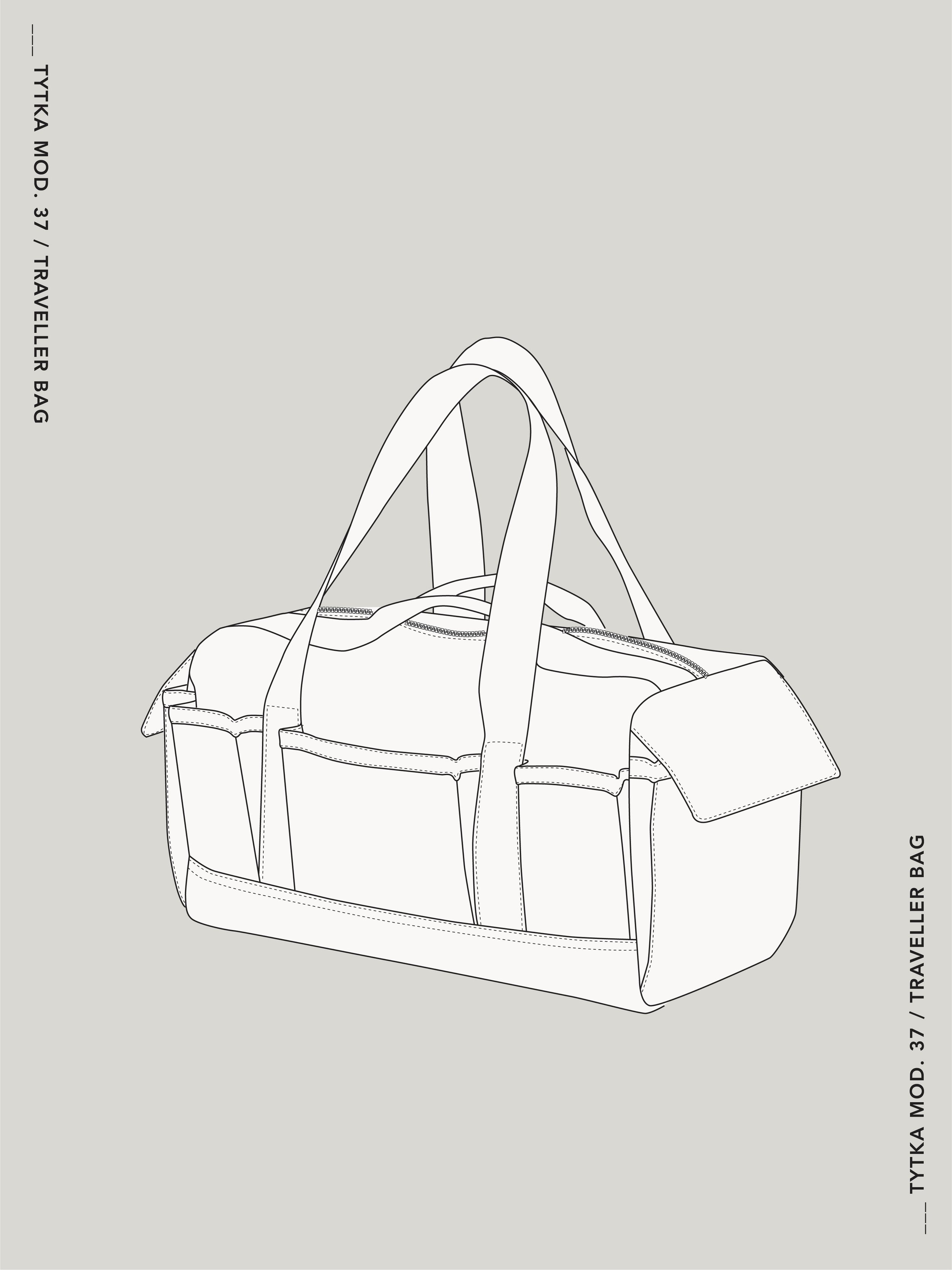Duffle Bag, Vector Illustration, Bag Outline Template, Fashion Flats Sketch,  Vector Clip Art Template 13599154 Vector Art at Vecteezy