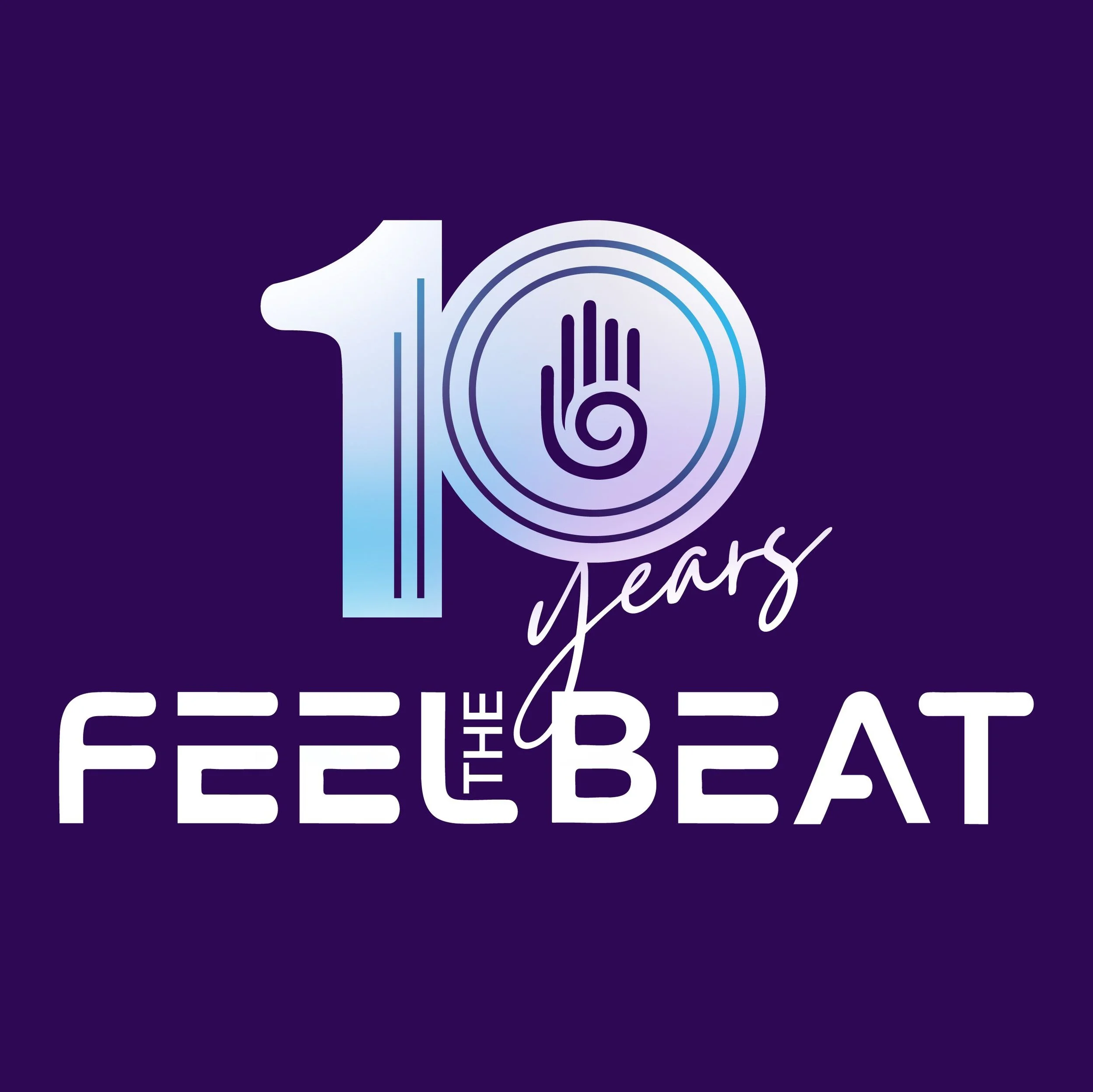 Feel the Beat 10 year Logo (Copy) (Copy)