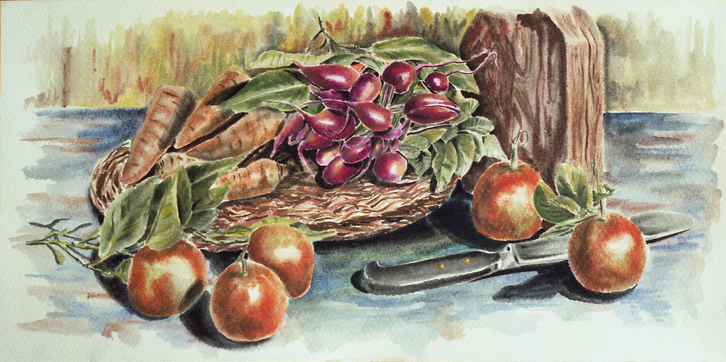 Vegetables 2 (Watercolor)    12x22   1978