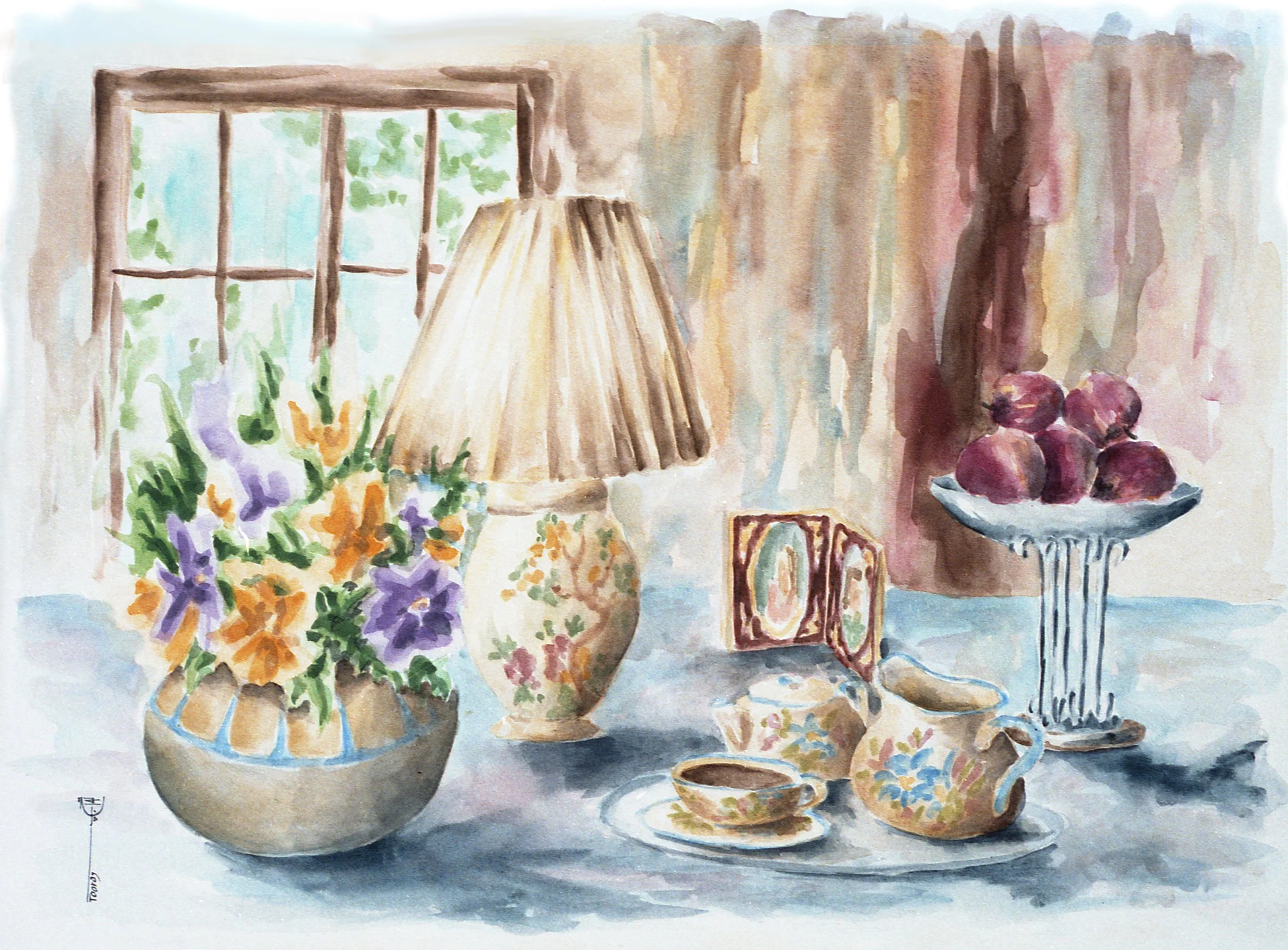 Still Life 8 (Watercolor)   16x20   1980