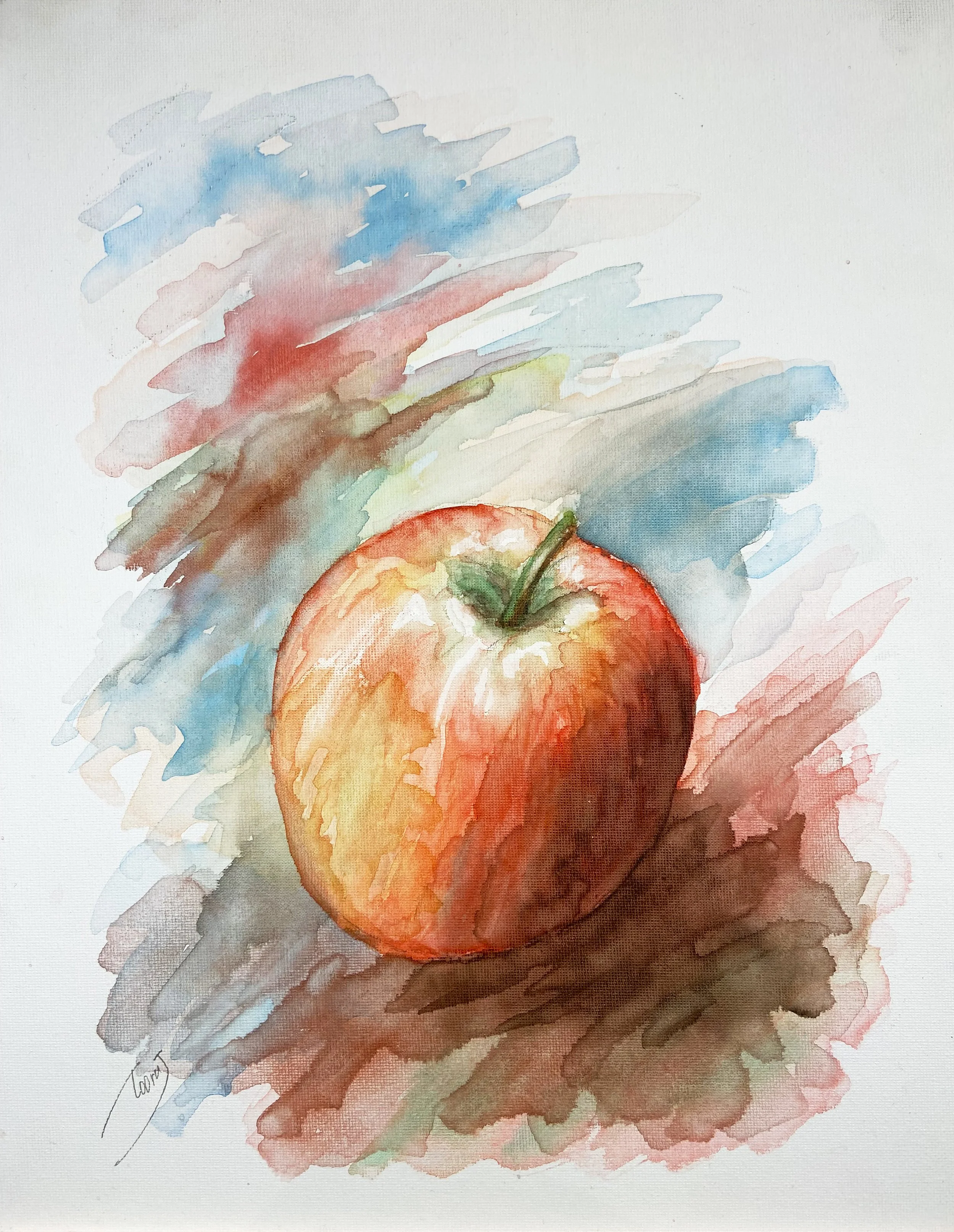 An Apple (Watercolor)  11x14   2004