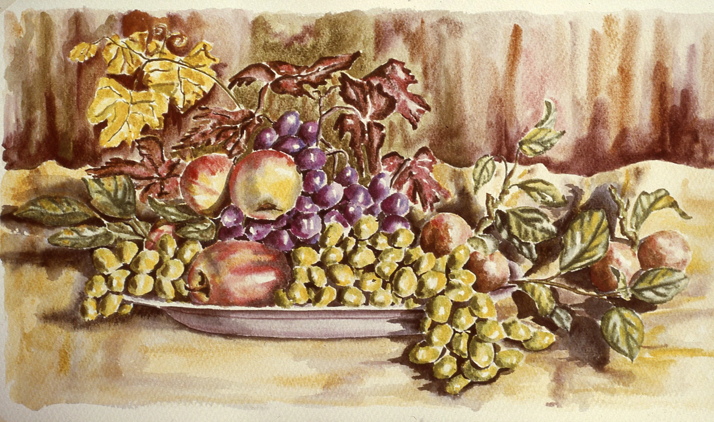Fruit Bowl (Watercolor)   14x22   1978