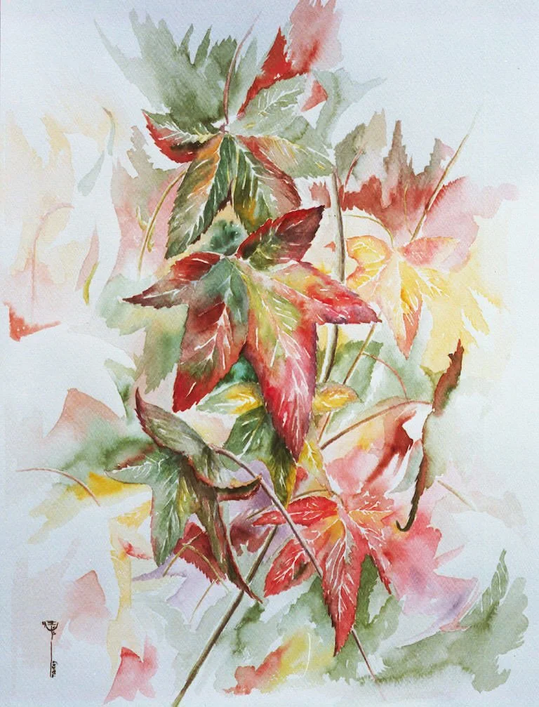 Time of Beauty (Watercolor)      18x24.    1986