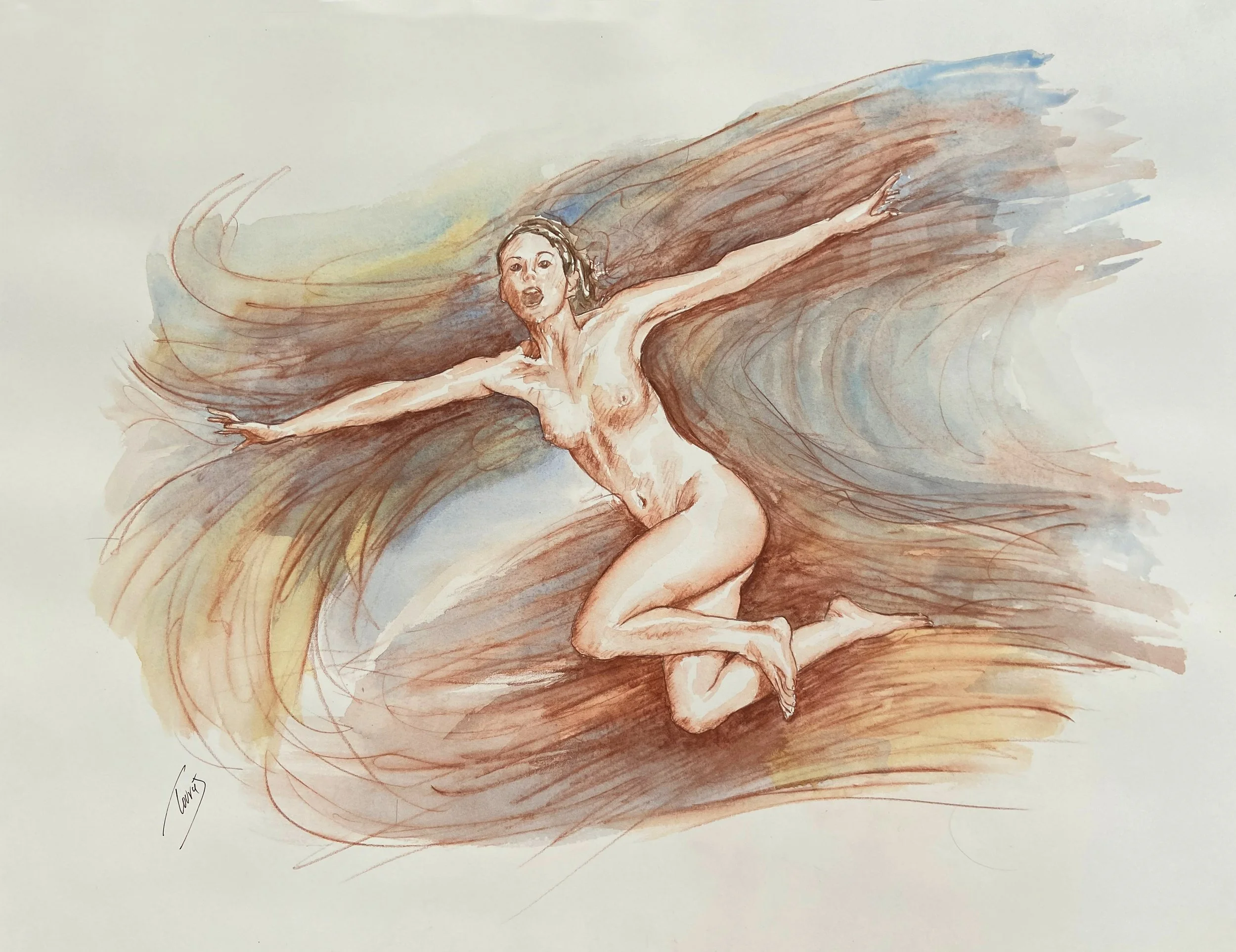 Dream (Watercolor)   18x24     2021