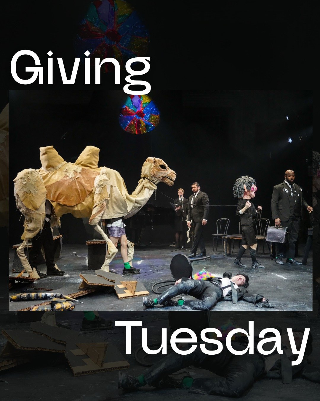 This Giving Tuesday, we want to thank you. Your support is the reason we have puppets, cardboard, paint, and all the materials that slowly become a KrymovLab production.

Our workshop for UNCLE VANYA: scenes from country life has just finished, and t