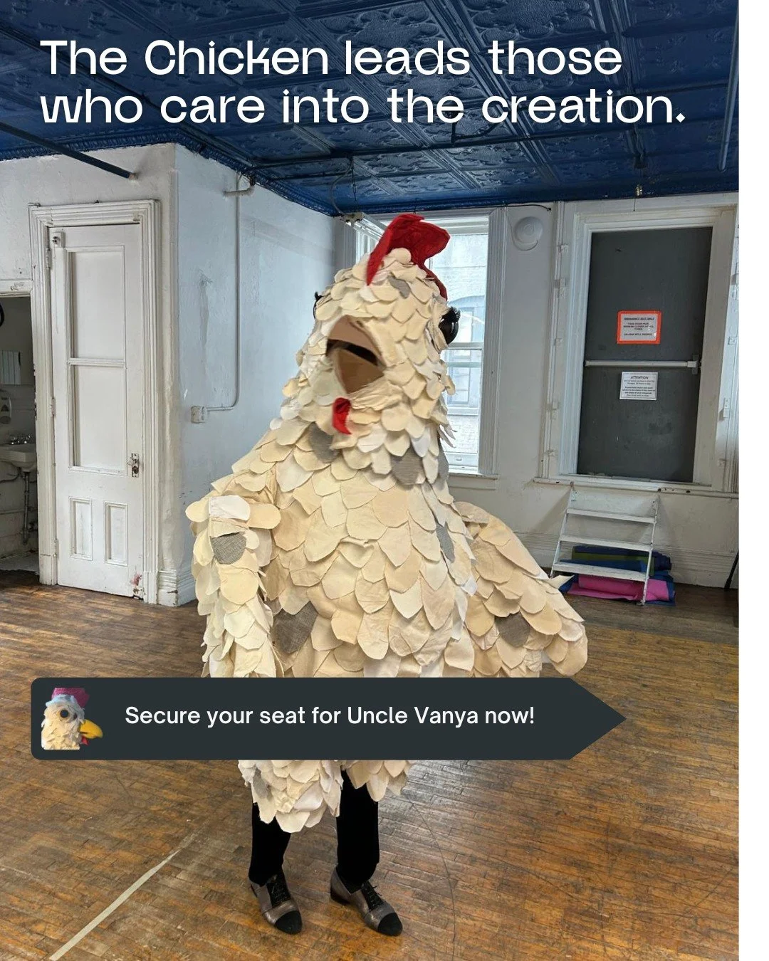 This spring, Dmitry Krymov and his Lab turn to Uncle Vanya,
opening a new chapter in Krymov&rsquo;s theatrical universe.

Early Access gives you the opportunity
to choose your seats first
and secure your place on the date you select.

Gala tickets of