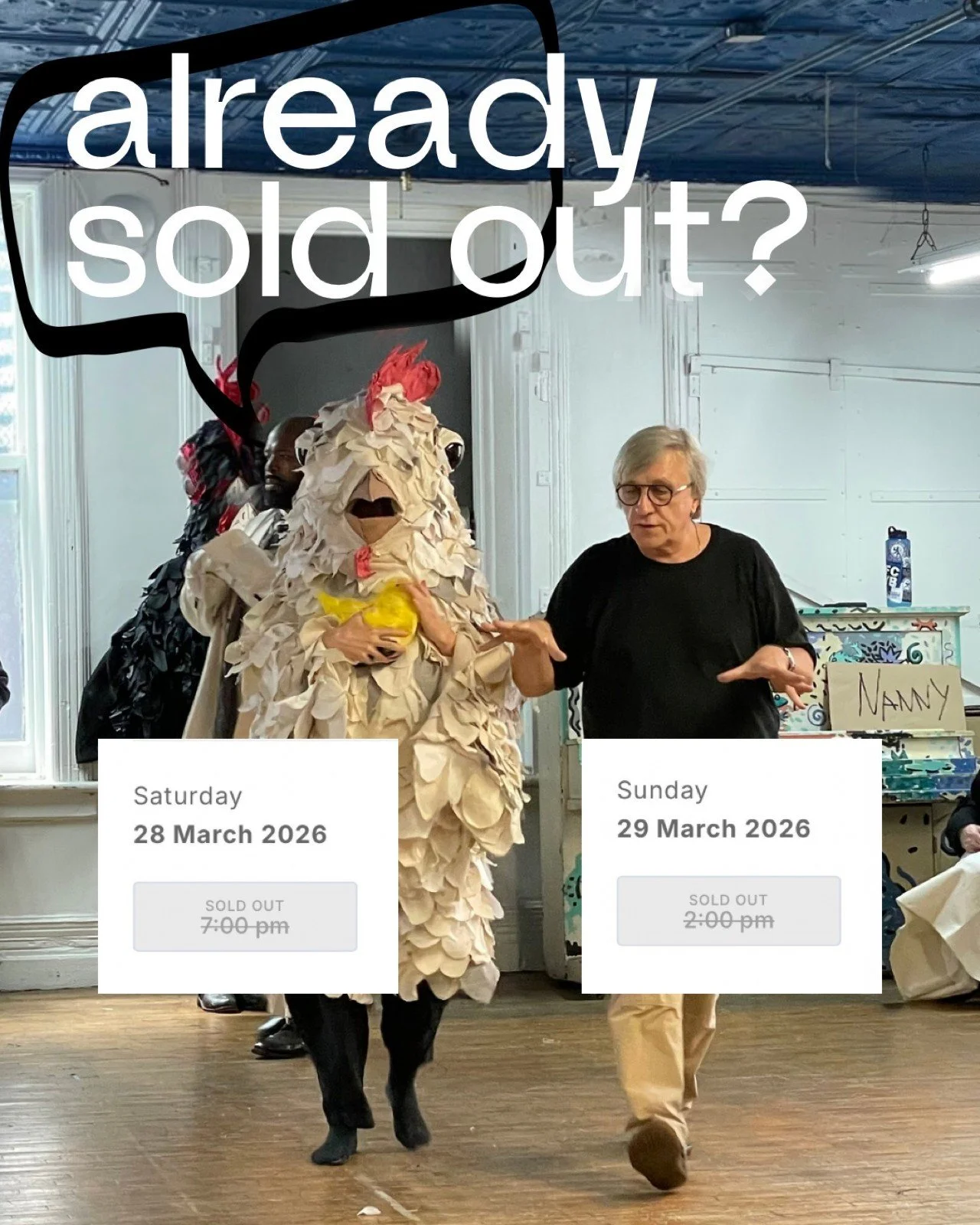 No time for &ldquo;maybe later.&rdquo;

If you want to witness
UNCLE VANYA &mdash; now is the moment.

Tickets are disappearing.
Don&rsquo;t wait until your date reads &ldquo;Sold Out.&rdquo;

Link in bio 🎟️