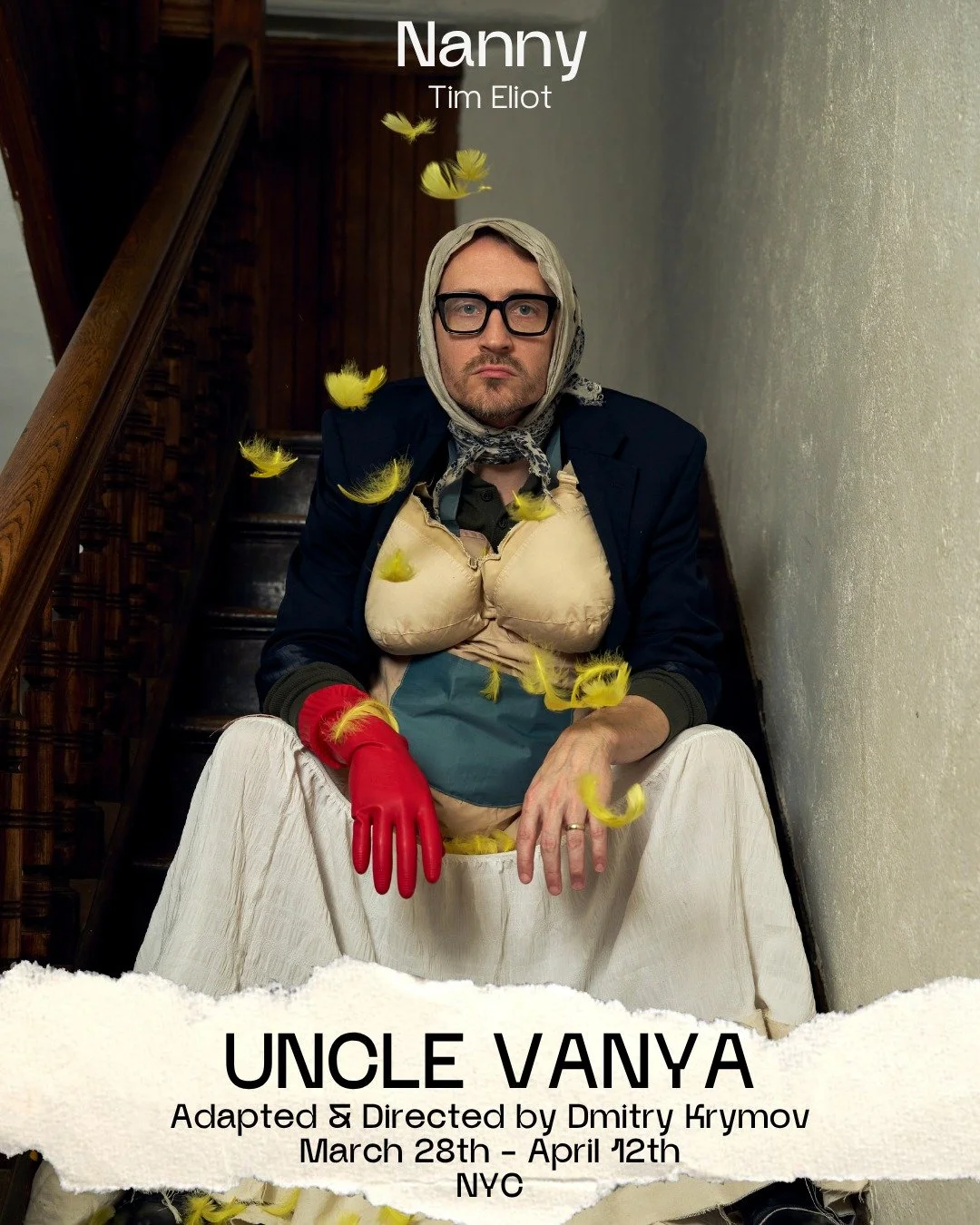 &ldquo;The samovar is boiling all day long&hellip;
we don&rsquo;t eat like civilized people anymore.&rdquo;

Tim Eliot @timeliot21 as Nanny

UNCLE VANYA
March 28 &ndash; April 12
NYC

&rarr; Tickets link in bio

📸 @kirsimakov