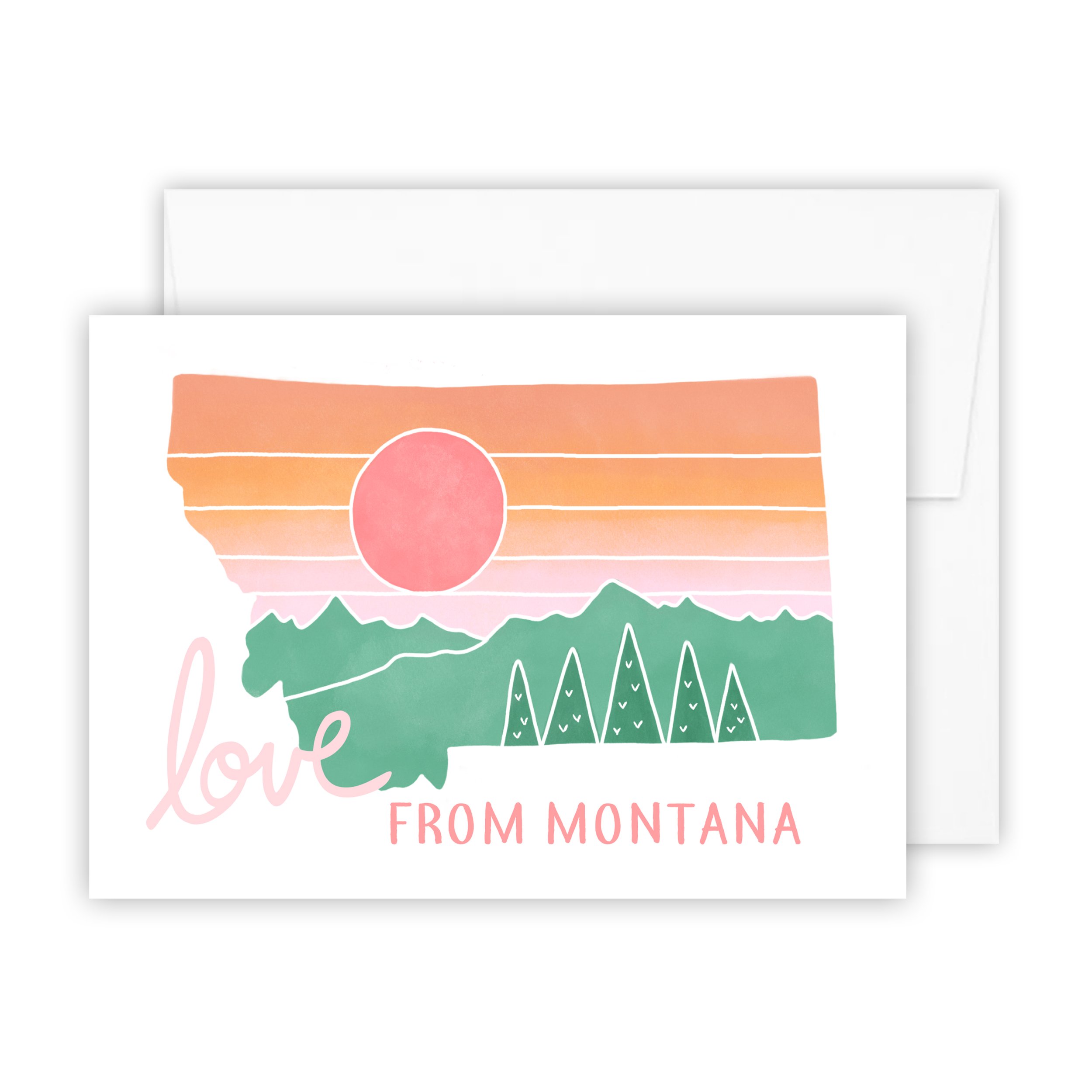 Love from Montana Card