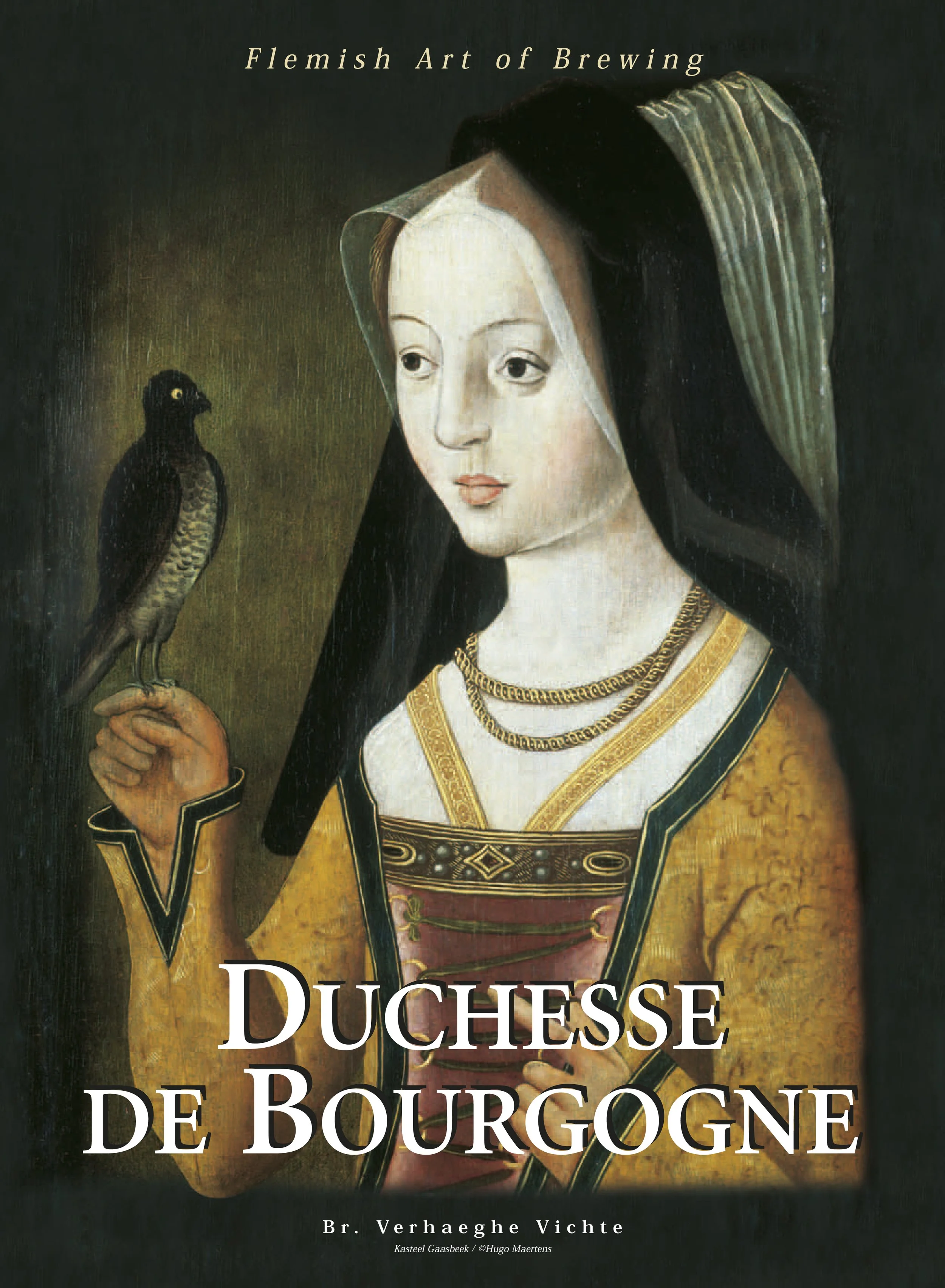 Duchesse de Bourgogne by Br. Verhaeghe Victe with an image of a historical portrait of Mary of Burgundy