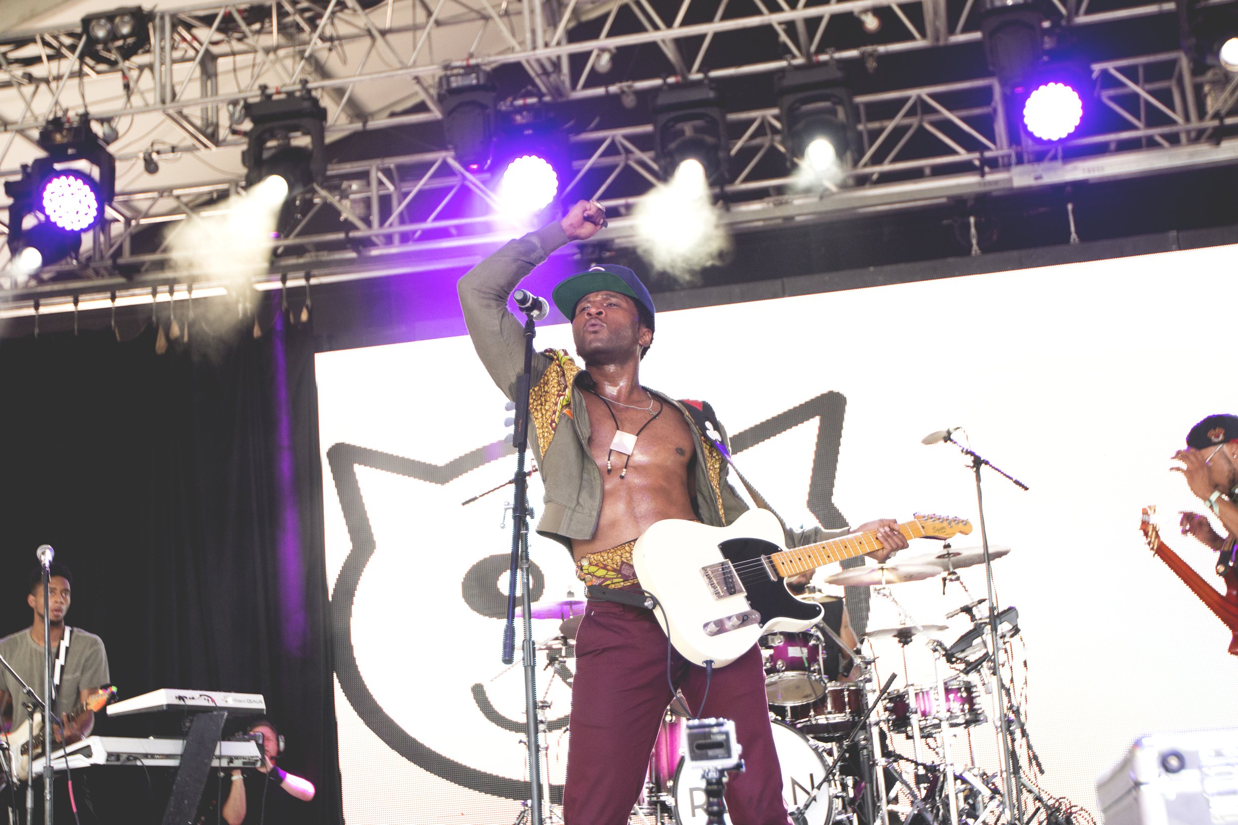 Roman GianArthur performs at Bonnaroo