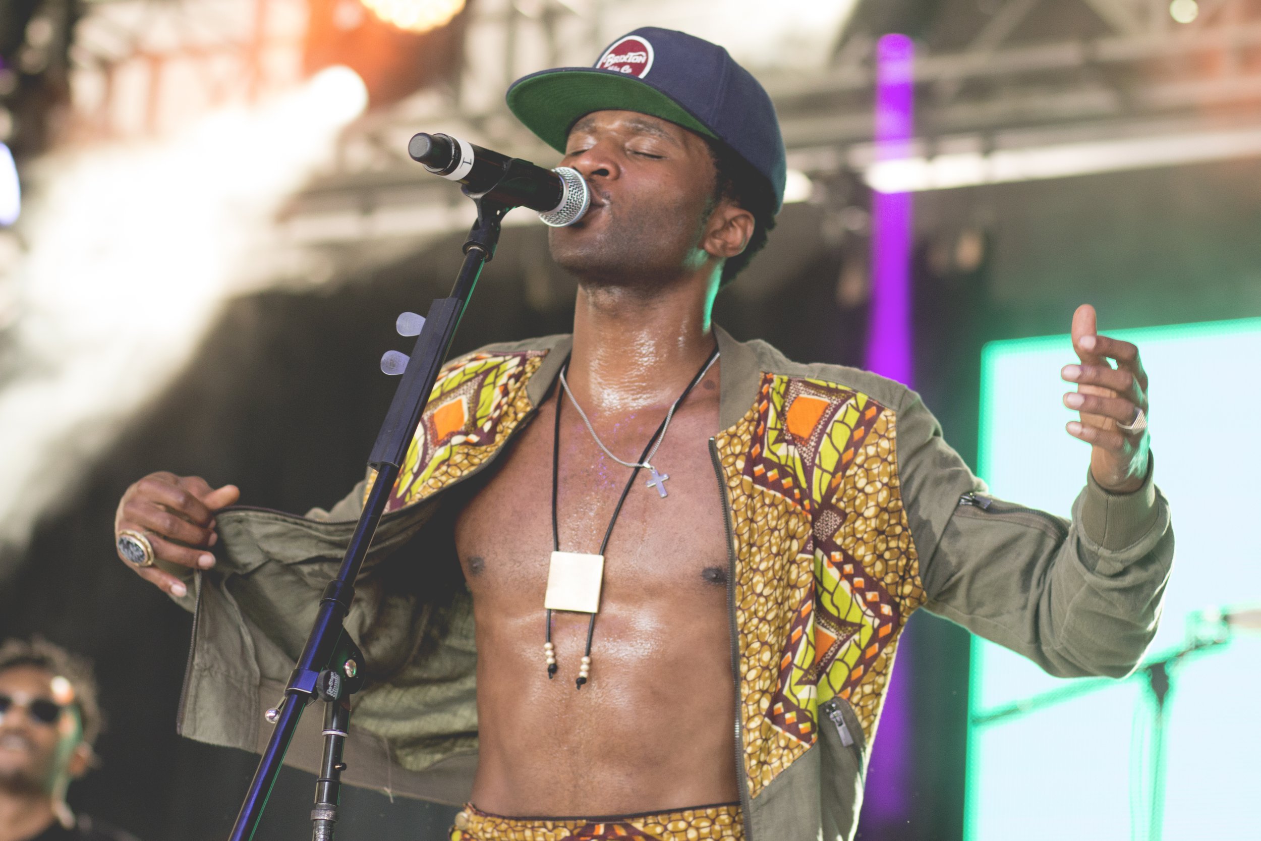 Roman GianArthur performs at Bonnaroo