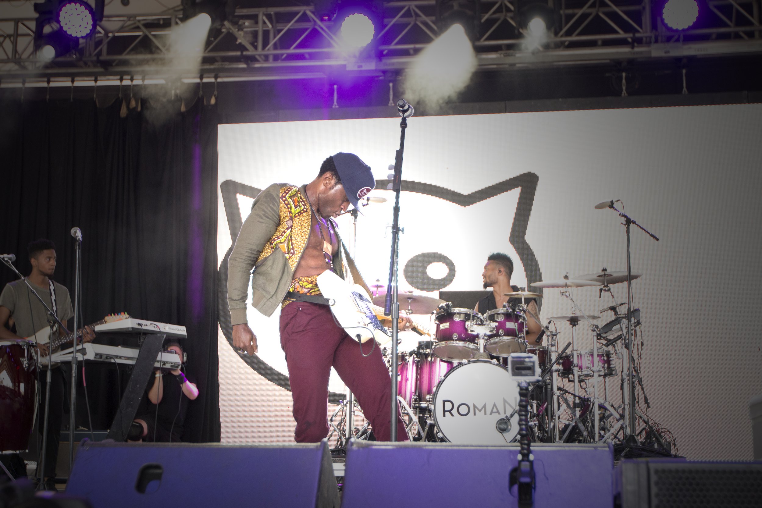 Roman GianArthur performs at Bonnaroo